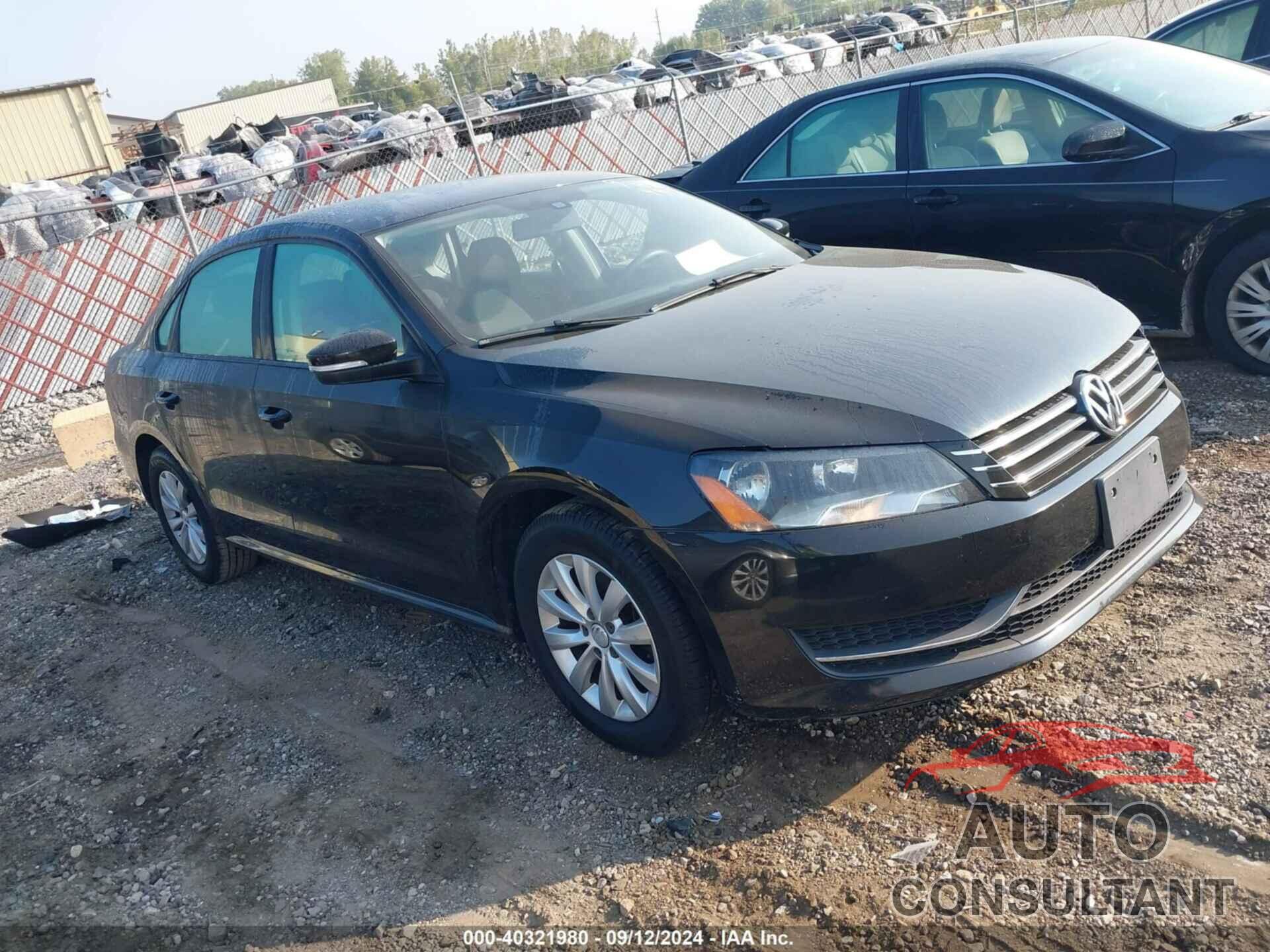 VOLKSWAGEN PASSAT 2012 - 1VWAH7A37CC109912