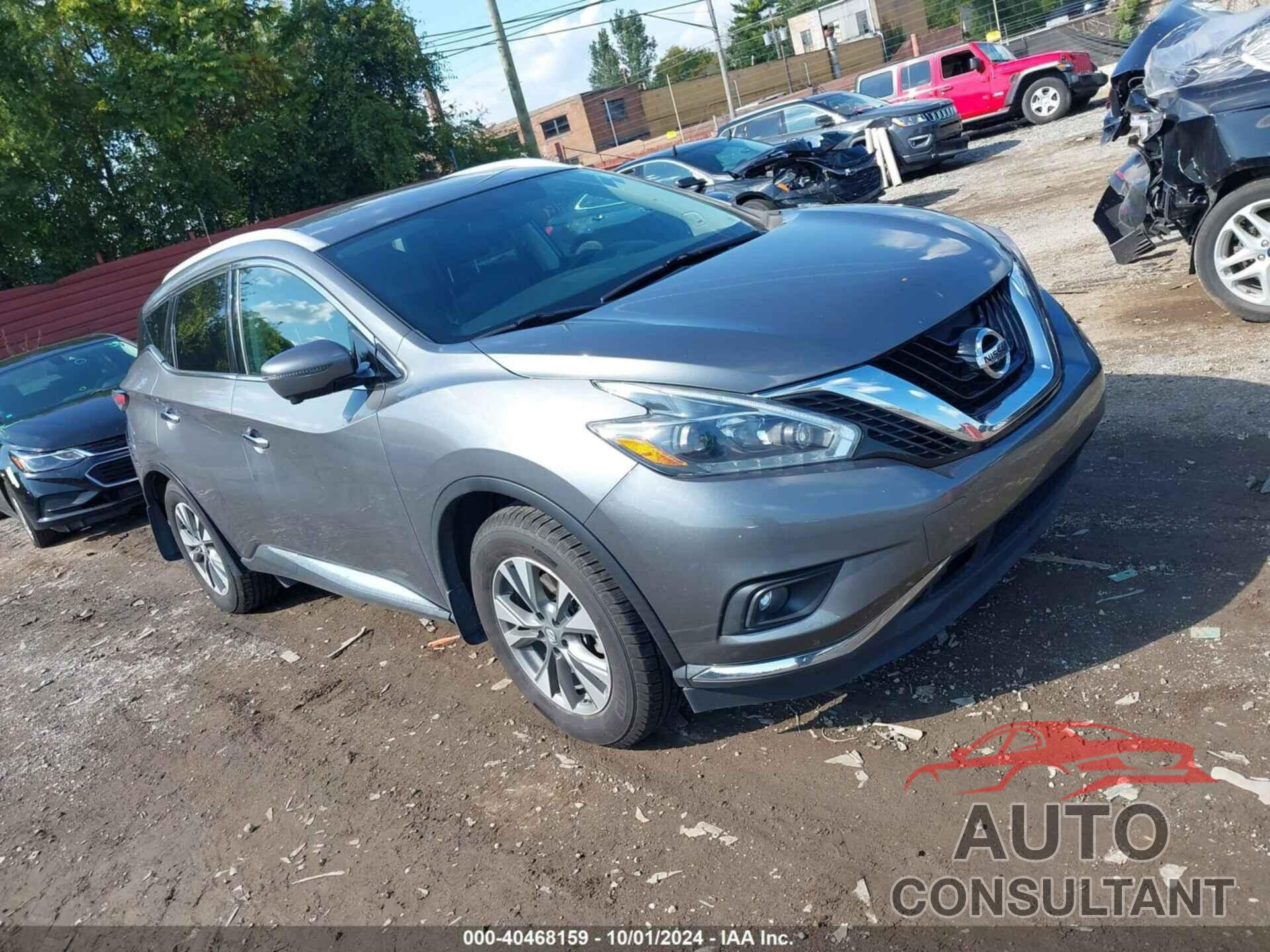 NISSAN MURANO 2018 - 5N1AZ2MH1JN122999
