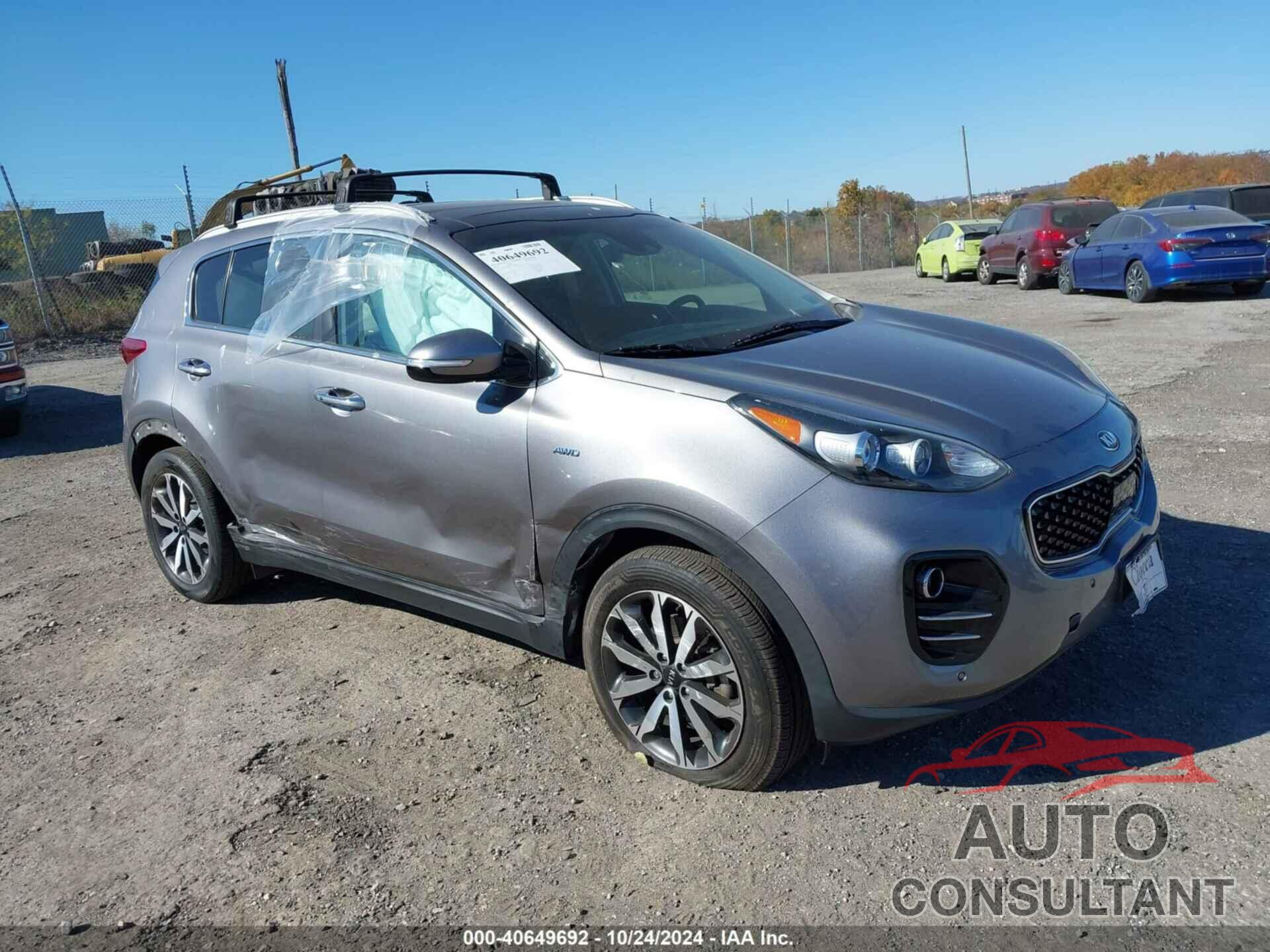KIA SPORTAGE 2017 - KNDPNCAC4H7230850