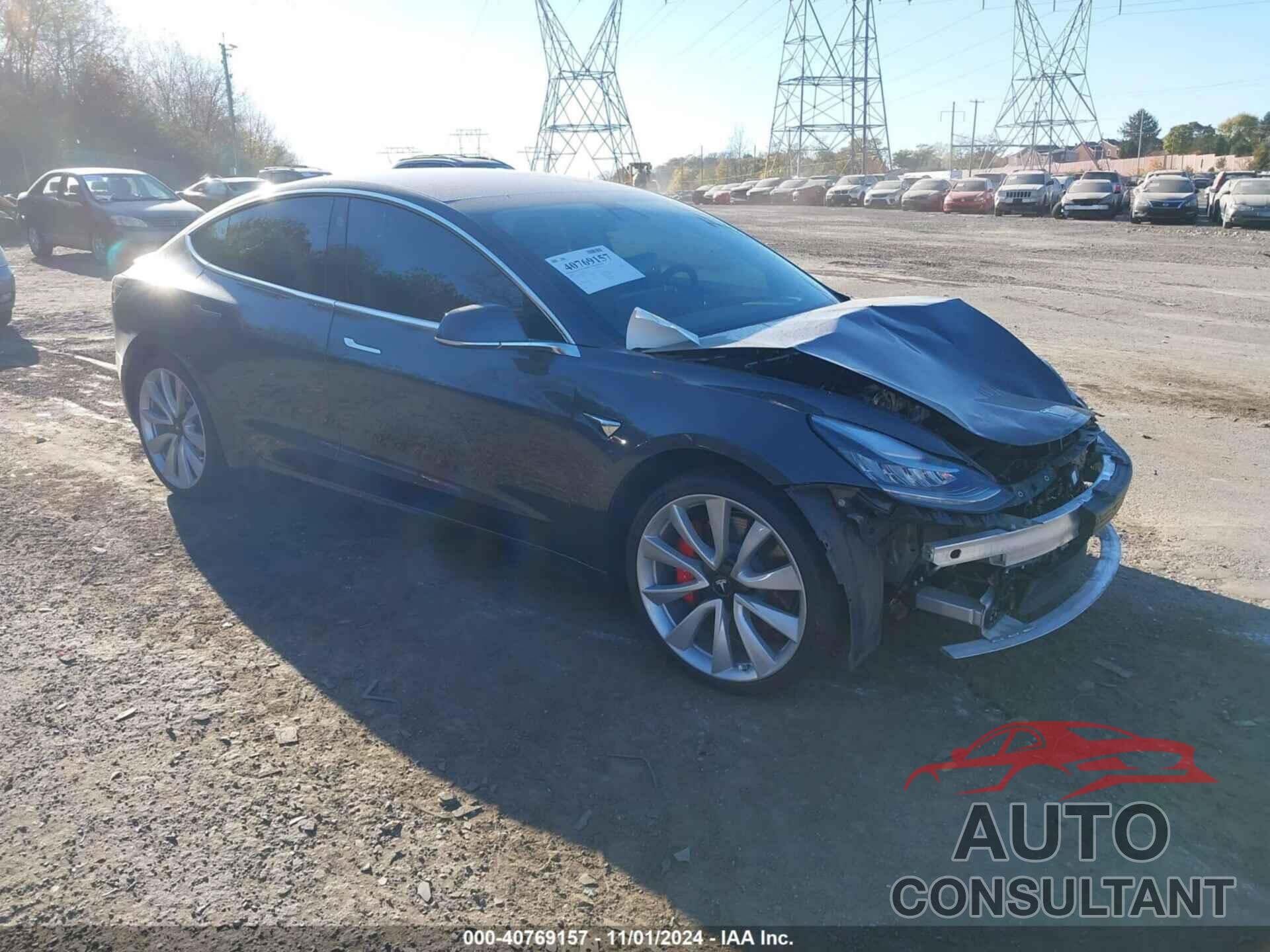 TESLA MODEL 3 2018 - 5YJ3E1EB2JF072982