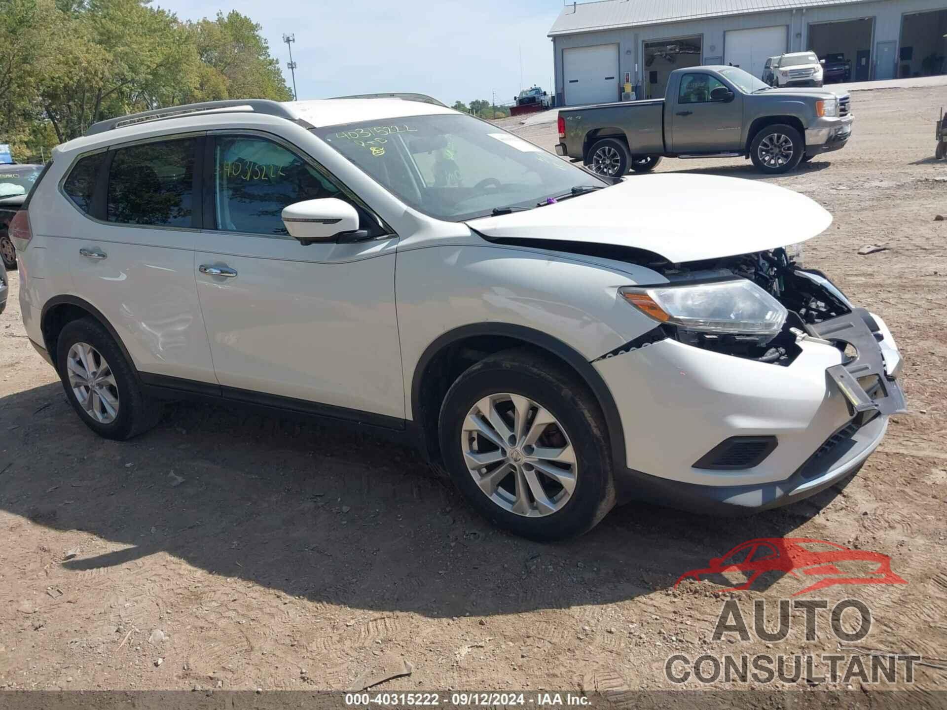 NISSAN ROGUE 2016 - 5N1AT2MV0GC830687