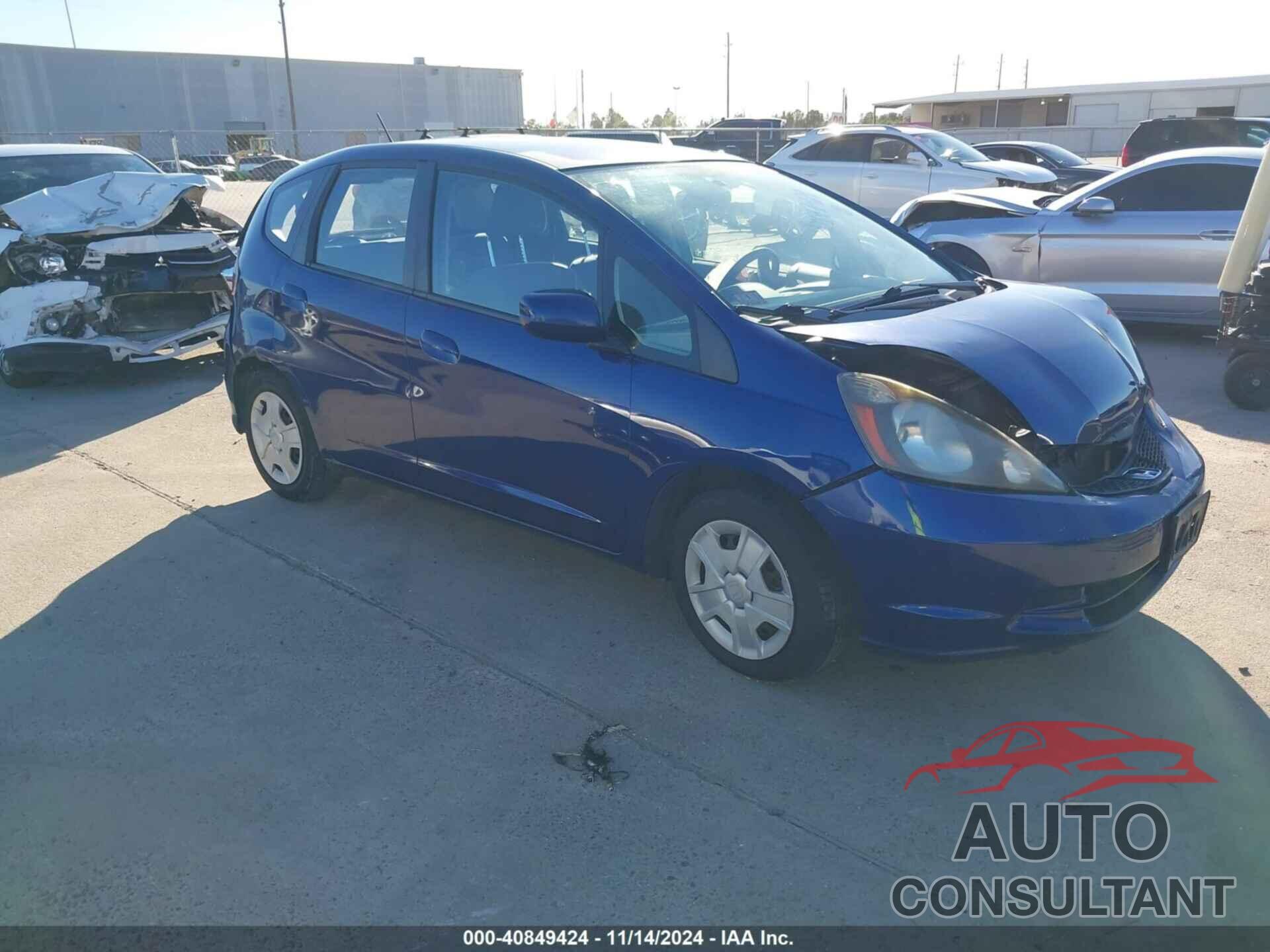 HONDA FIT 2013 - JHMGE8G30DC076898