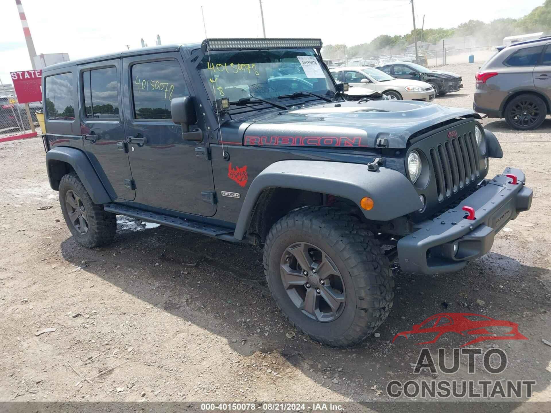 JEEP WRANGLER JK UNLIMITED 2018 - 1C4HJWFG9JL812534