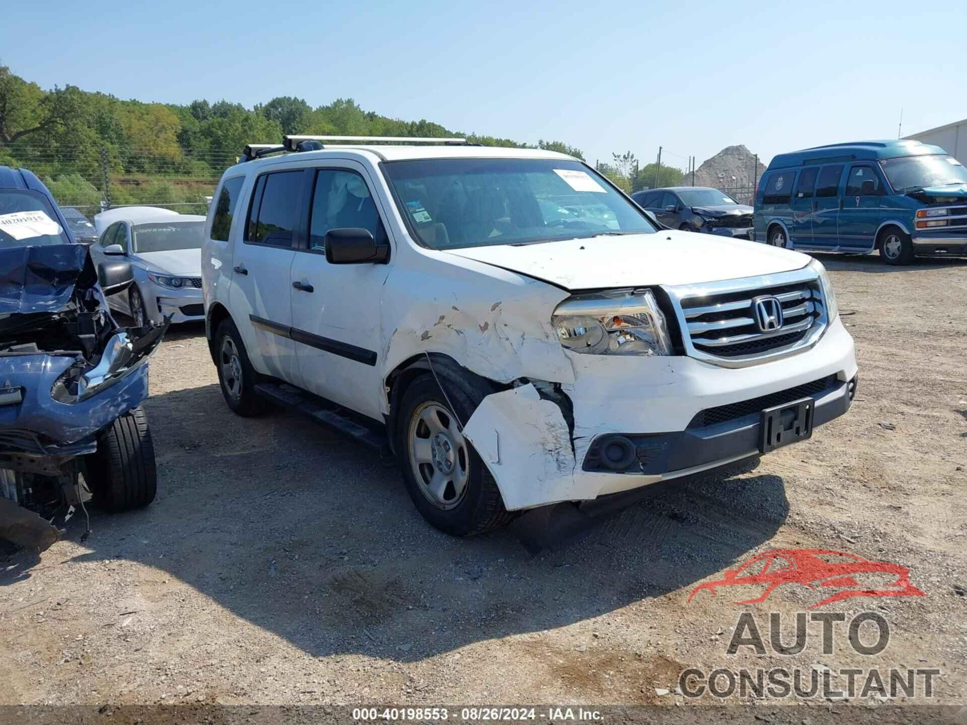 HONDA PILOT 2012 - 5FNYF4H23CB060715