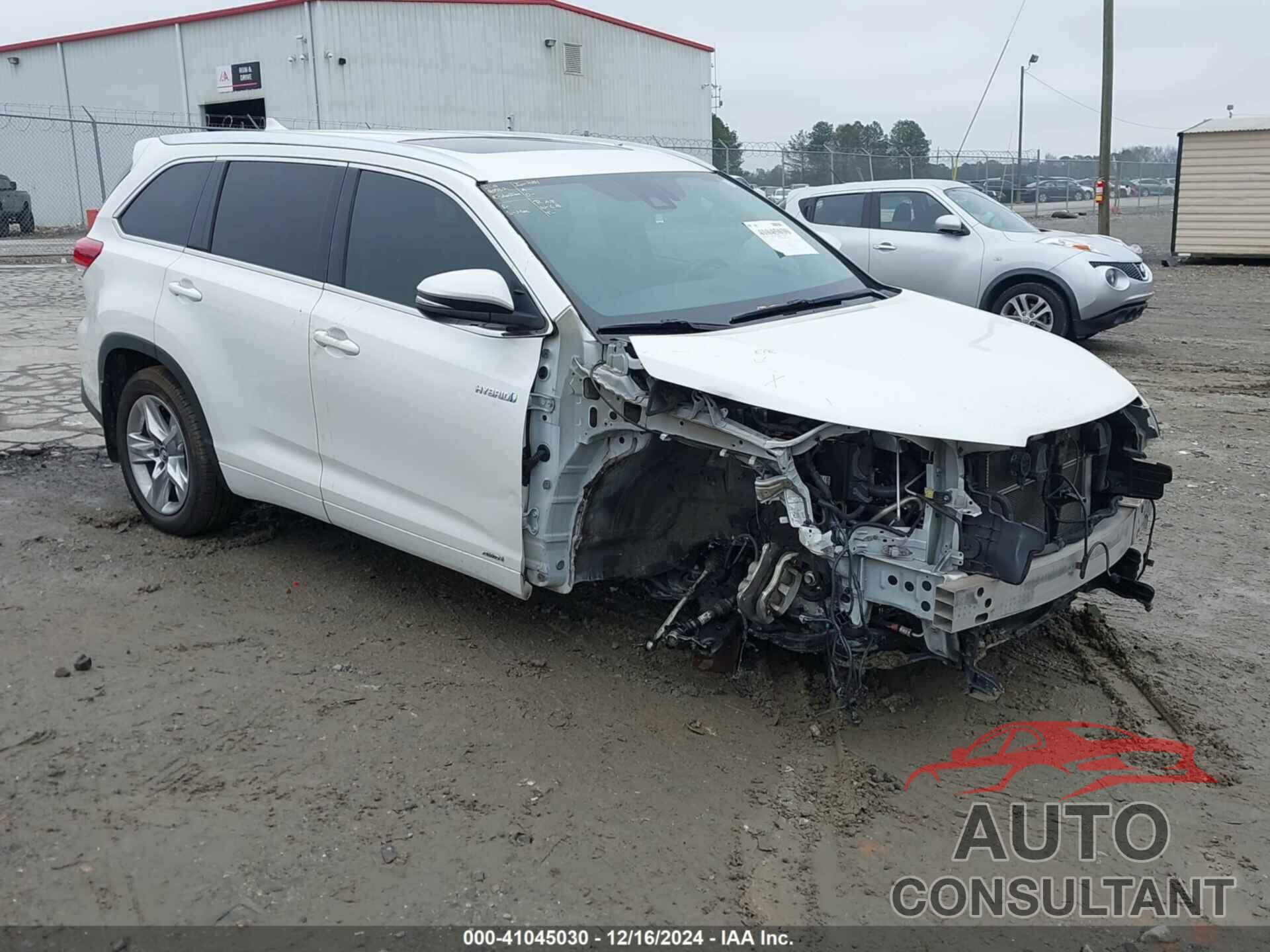 TOYOTA HIGHLANDER HYBRID 2018 - 5TDDGRFH1JS051777