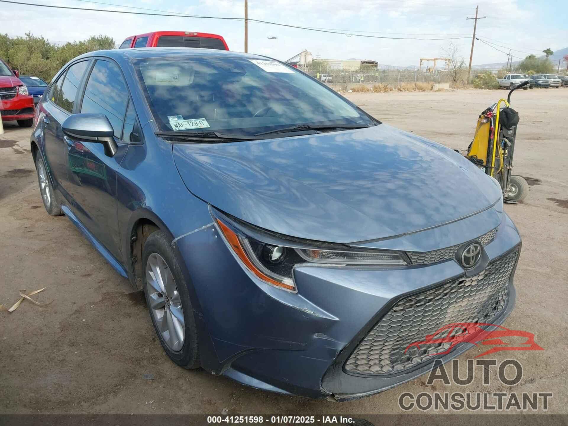 TOYOTA COROLLA 2021 - JTDHPMAEXMJ148883