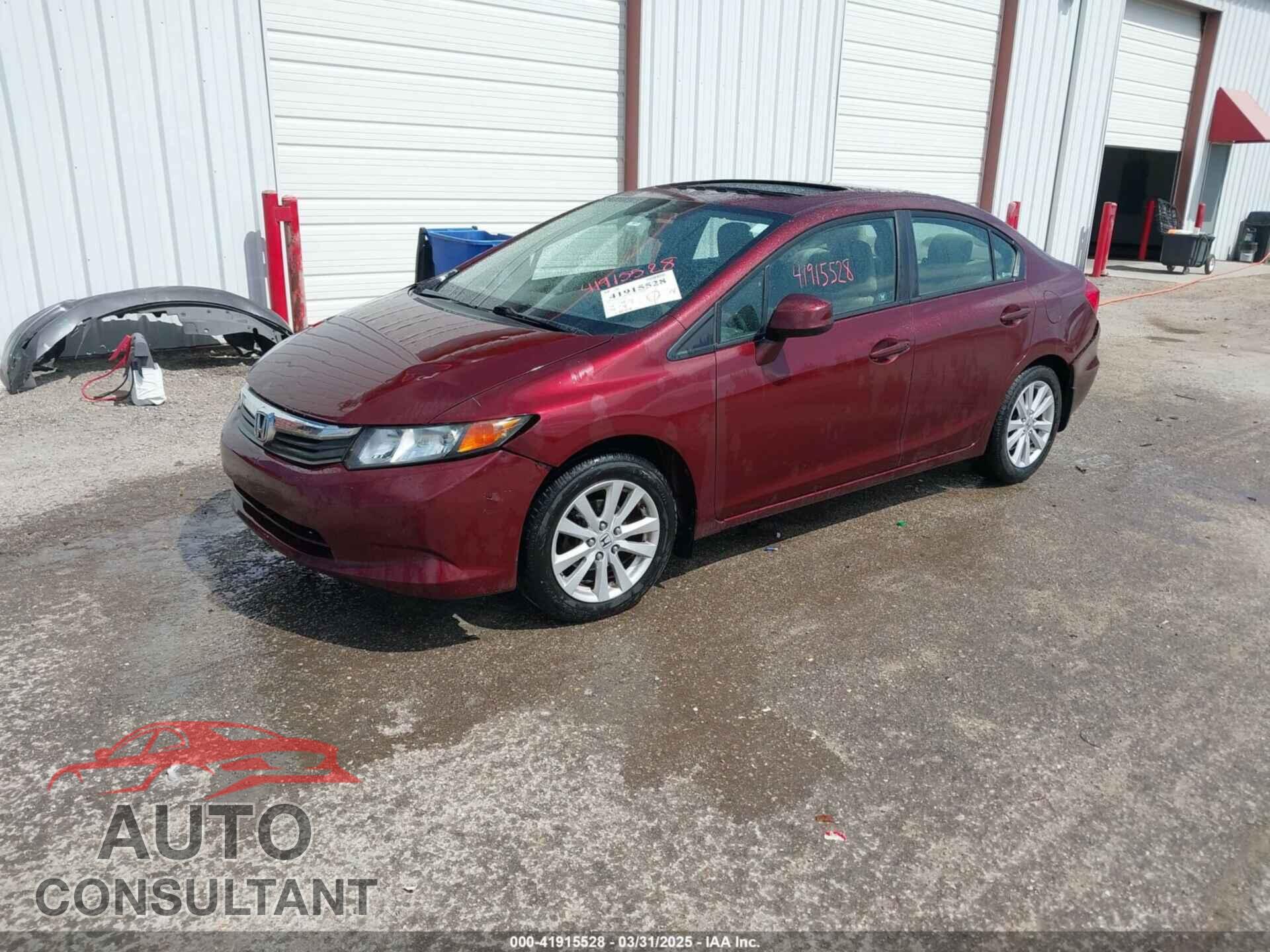 HONDA CIVIC 2012 - 2HGFB2F86CH606269