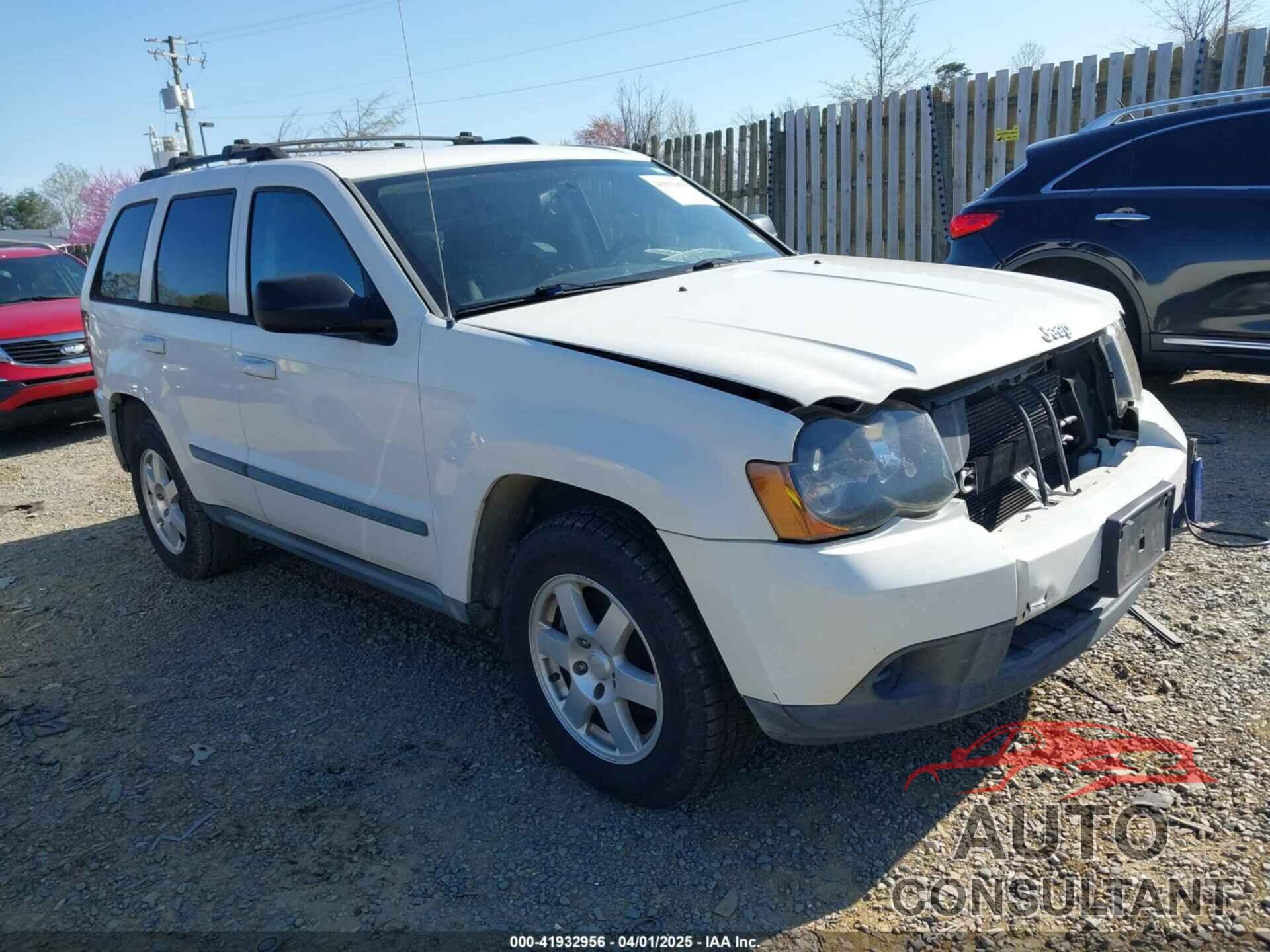 JEEP GRAND CHEROKEE 2009 - 1J8GR48K39C555109