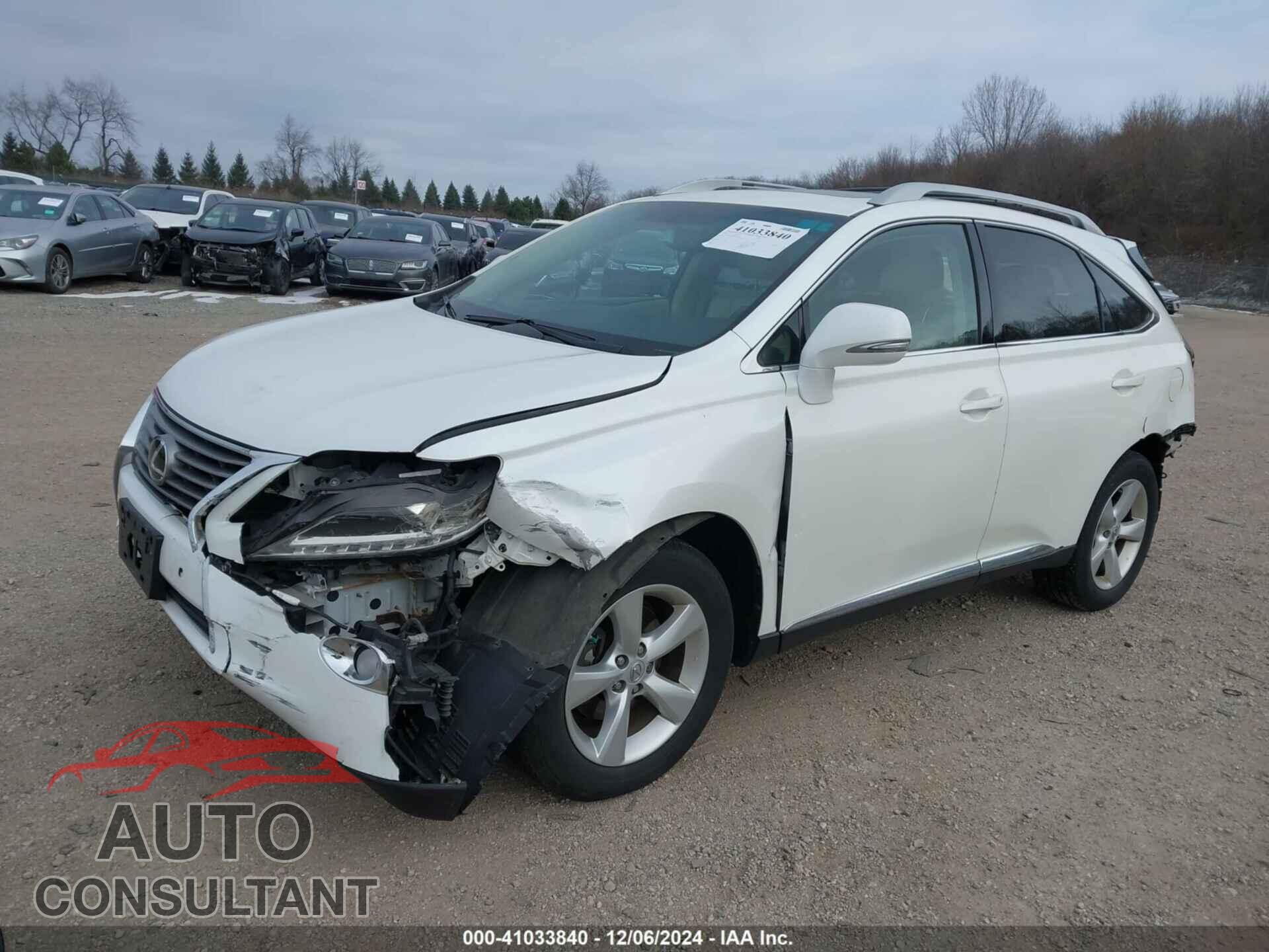 LEXUS RX 350 2013 - JTJBK1BA8D2034466