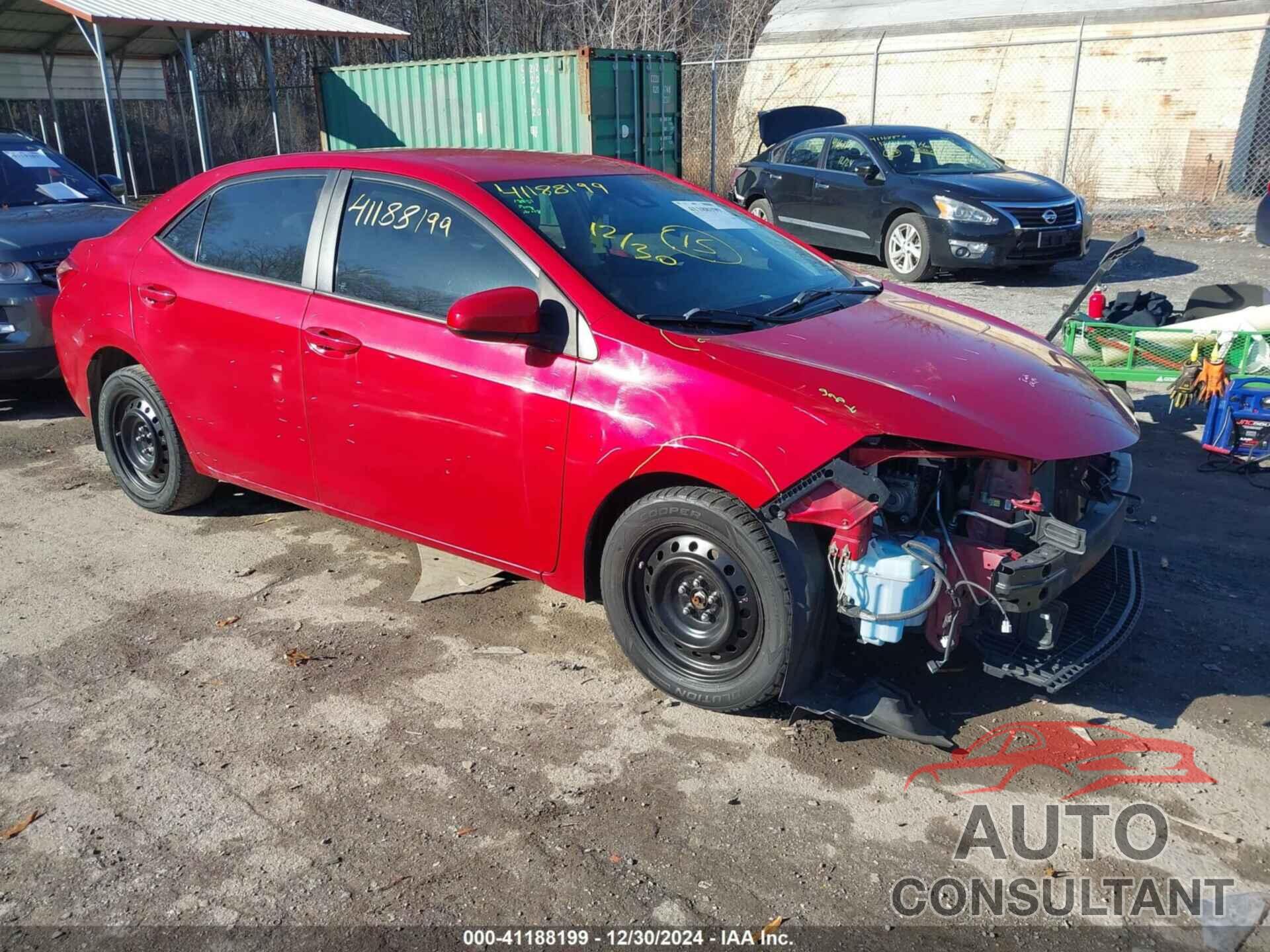 TOYOTA COROLLA 2018 - 2T1BURHE0JC057999