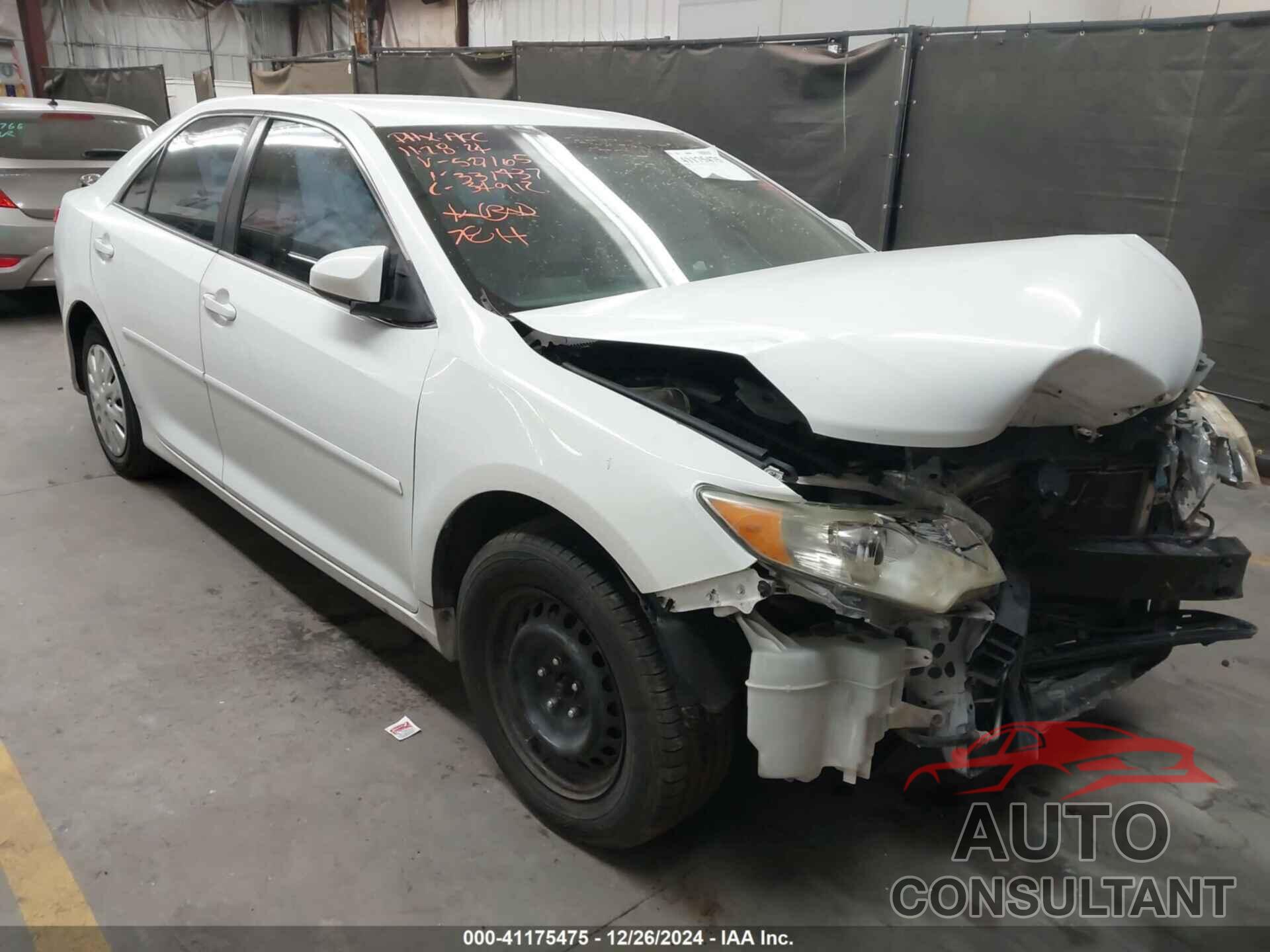 TOYOTA CAMRY 2012 - 4T1BF1FK4CU527165