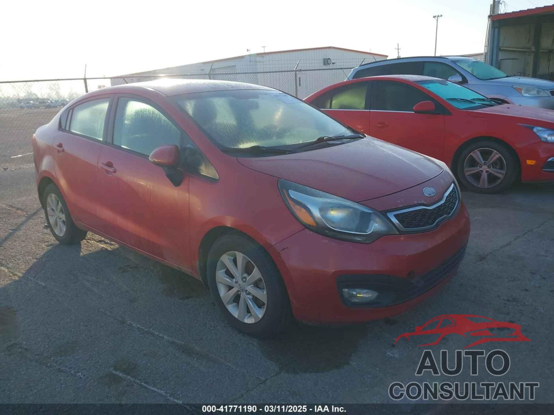 KIA RIO 2013 - KNADN4A30D6100912