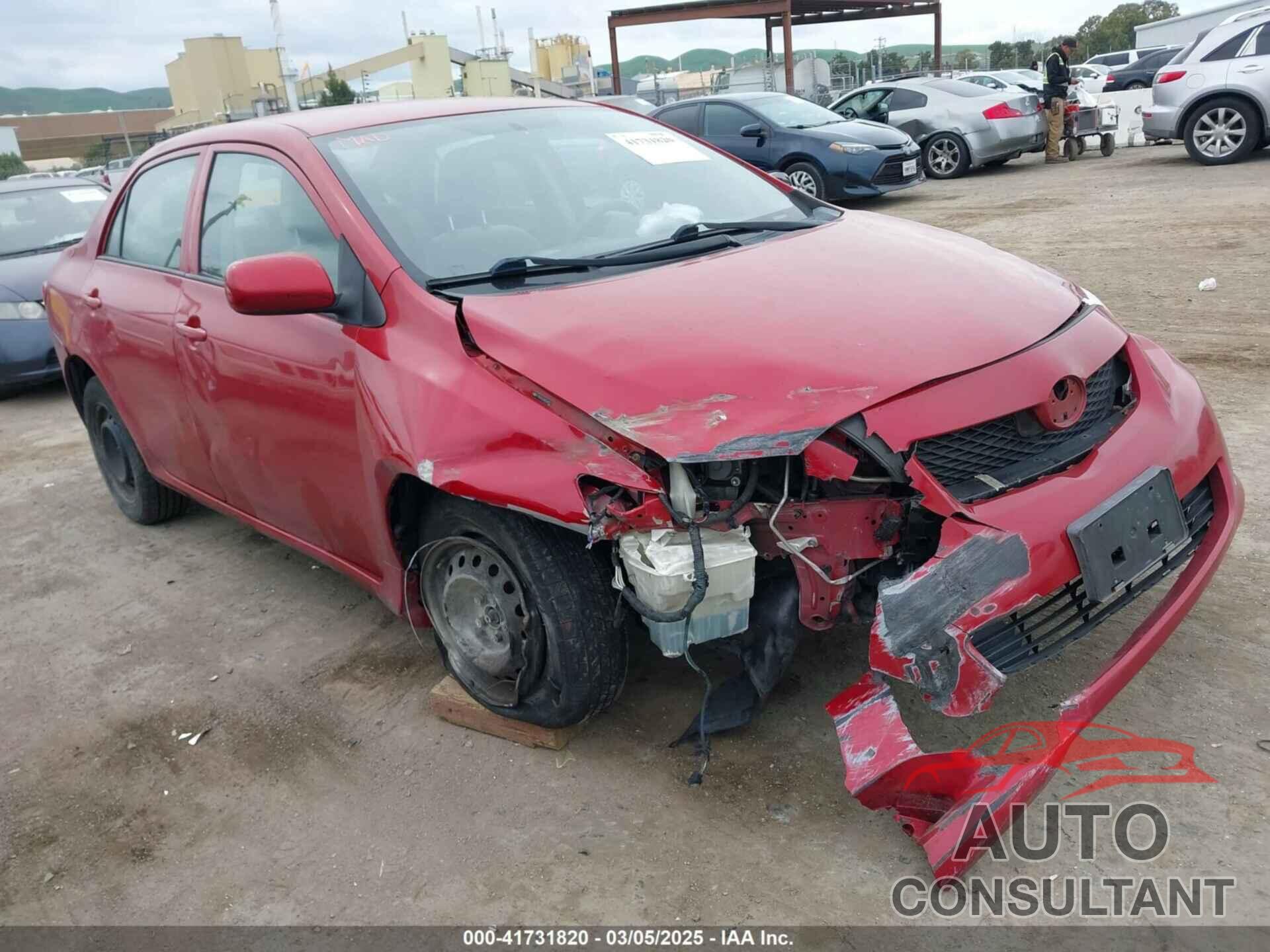 TOYOTA COROLLA 2010 - 2T1BU4EE1AC534012