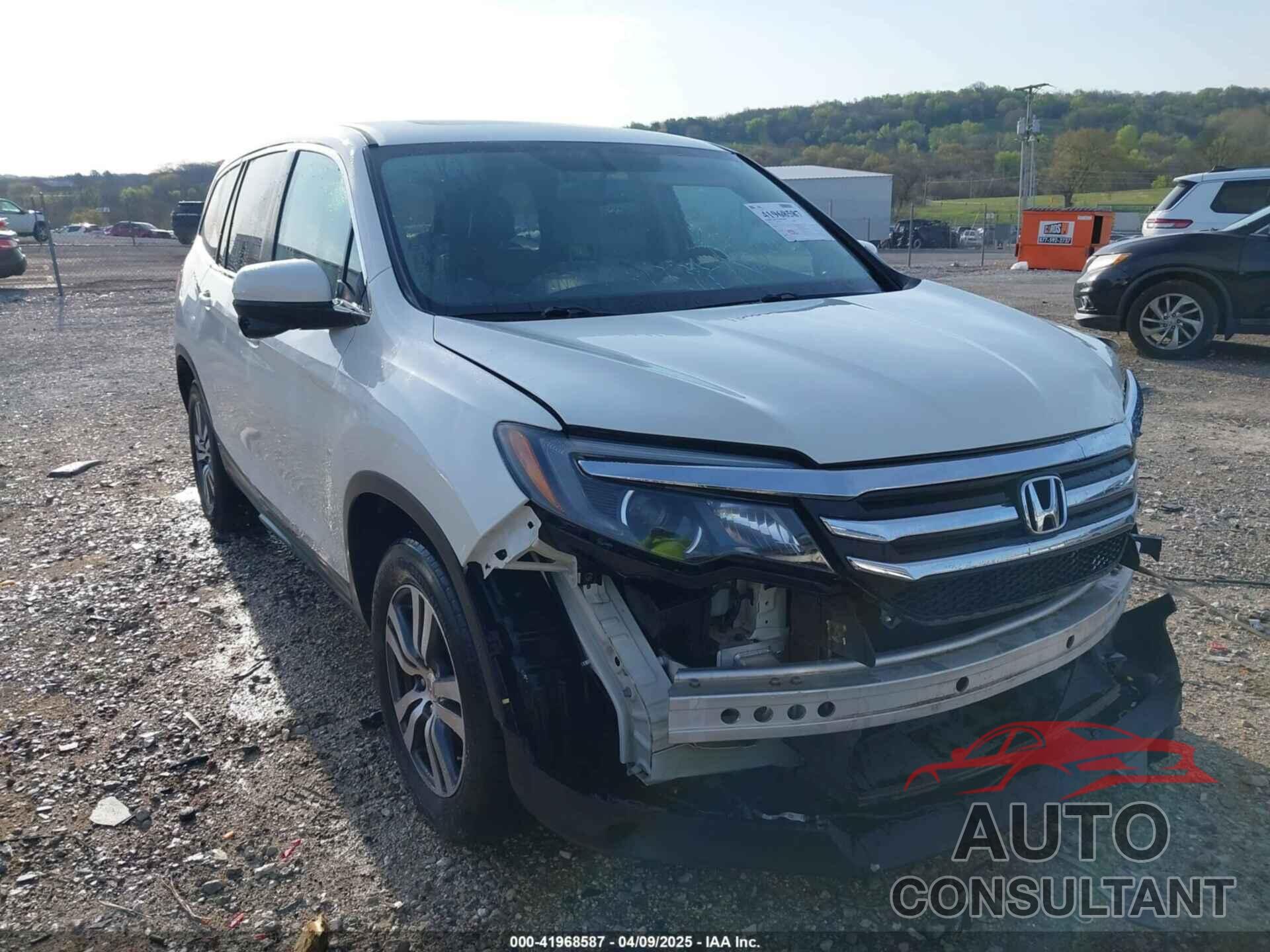 HONDA PILOT 2016 - 5FNYF6H75GB124170