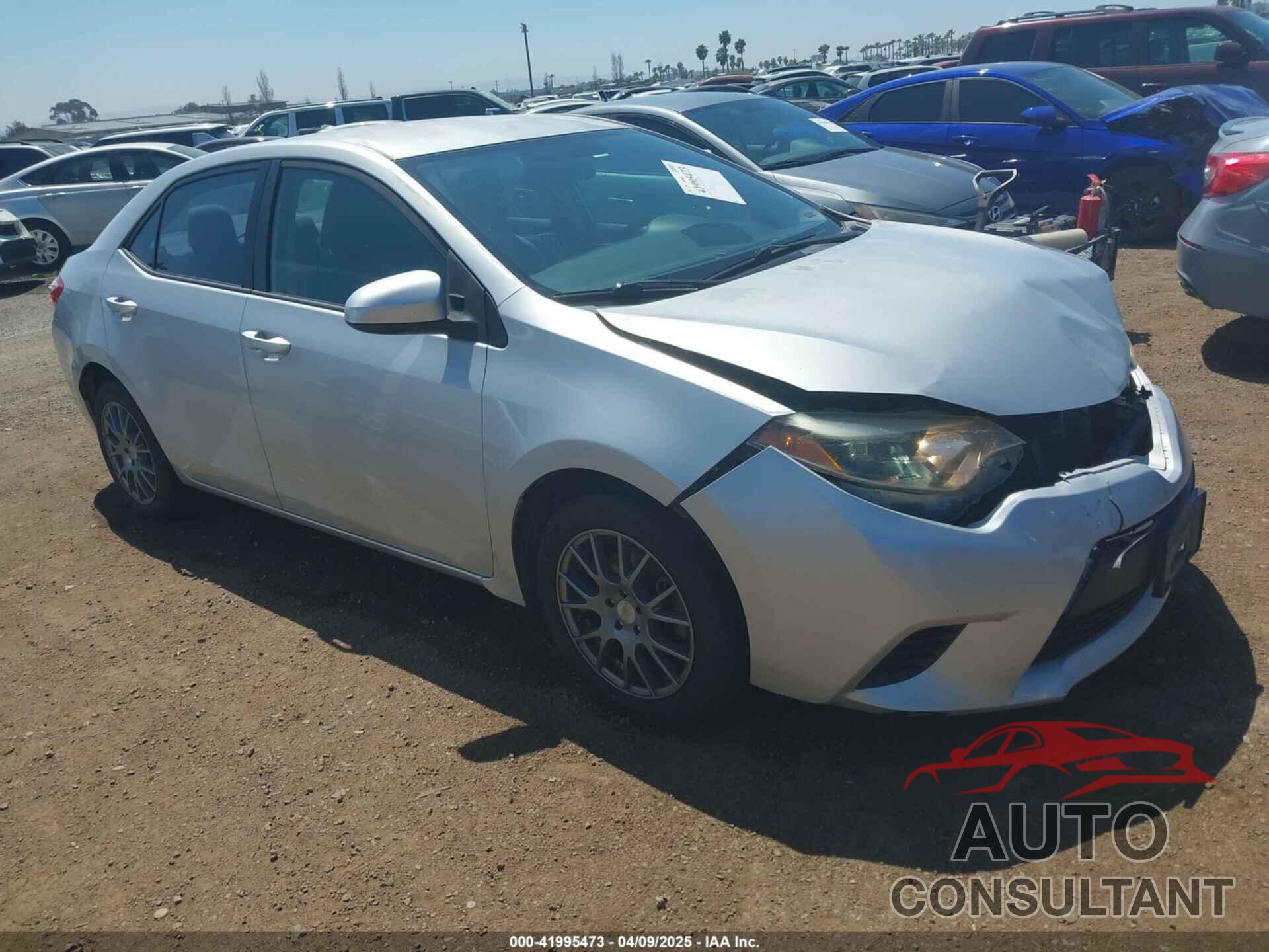 TOYOTA COROLLA 2014 - 5YFBURHE4EP172935