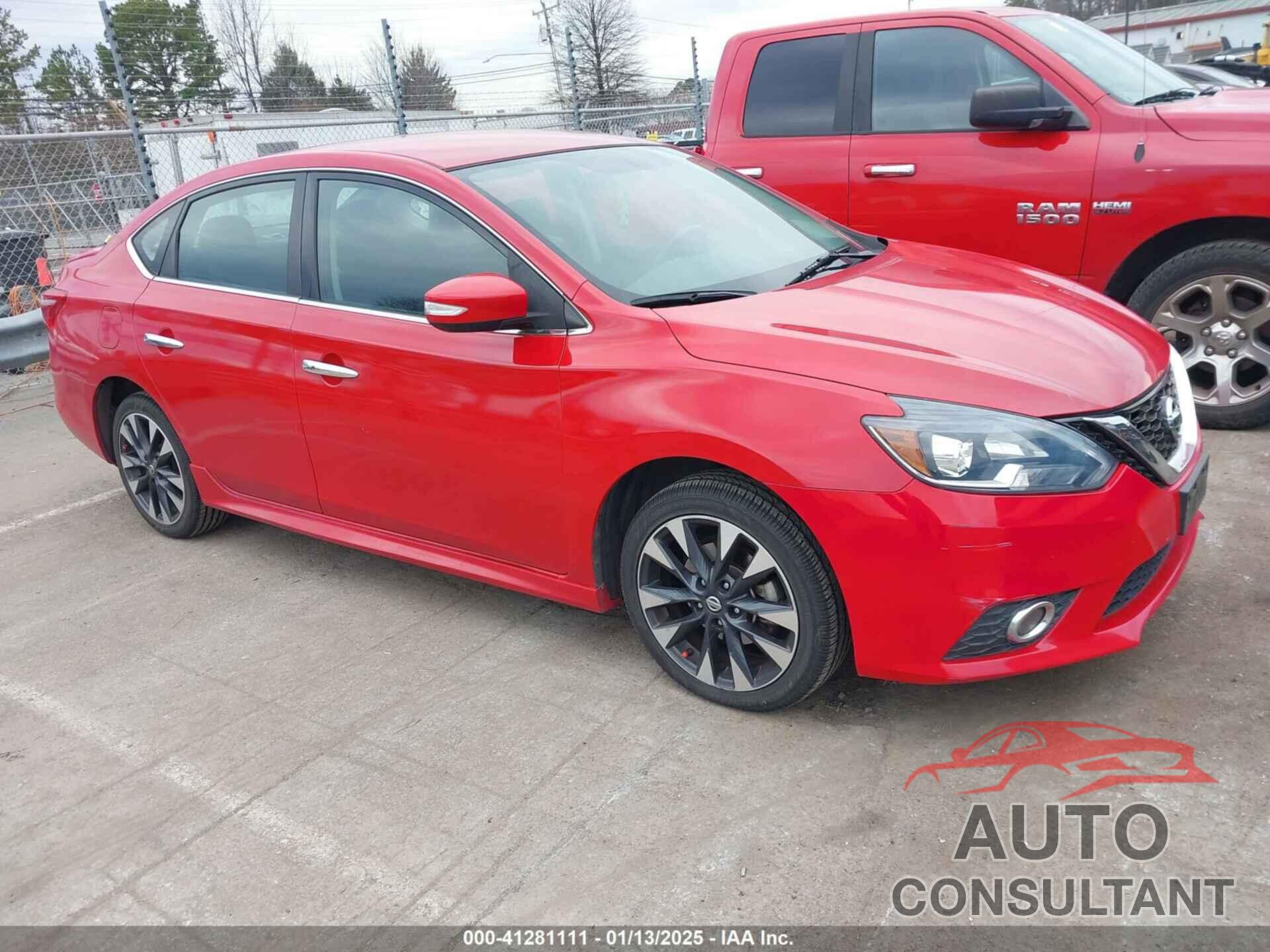 NISSAN SENTRA 2019 - 3N1AB7AP6KY300107