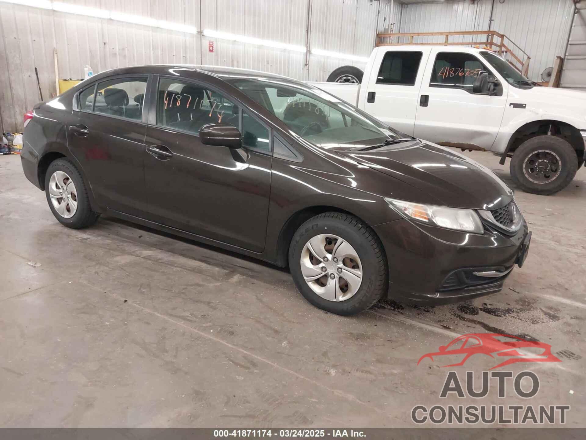 HONDA CIVIC 2014 - 2HGFB2F53EH518238