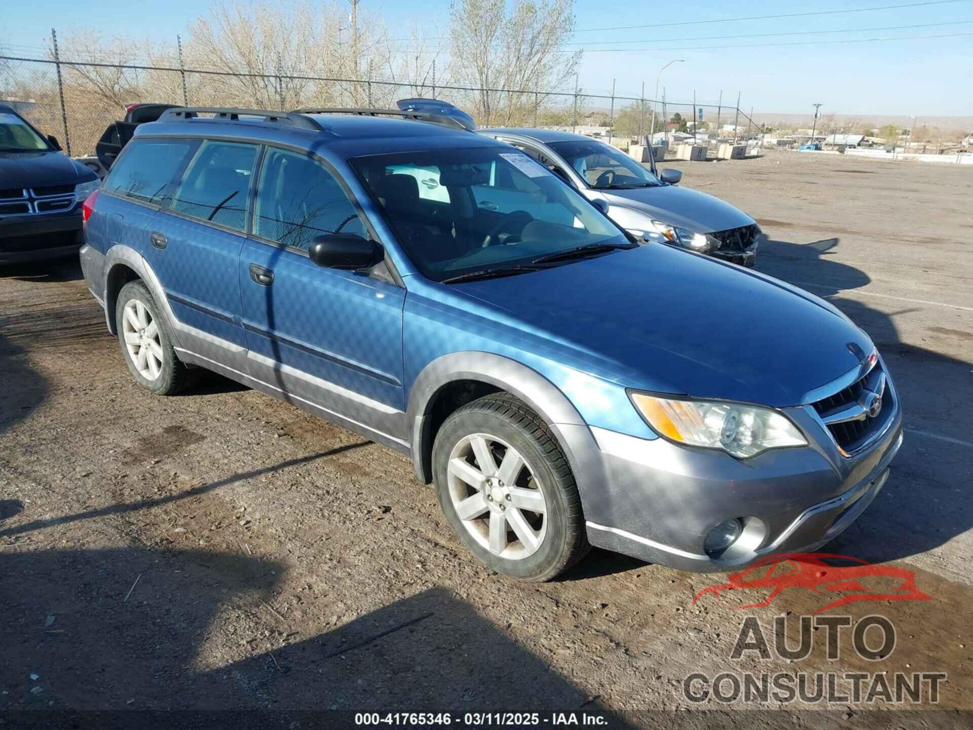 SUBARU OUTBACK 2009 - 4S4BP61C397319134