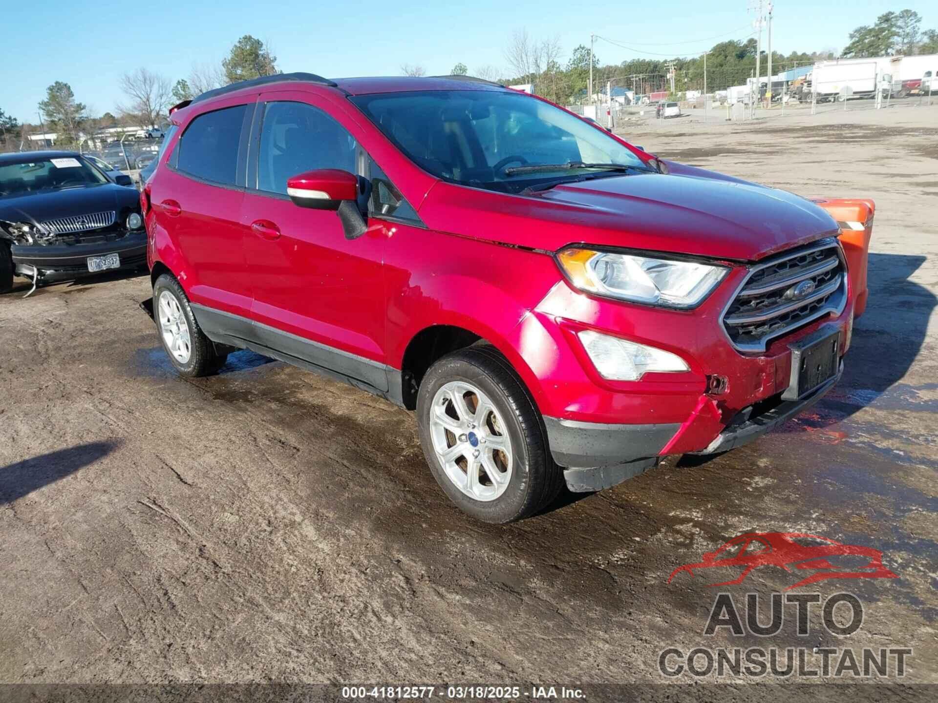 FORD ECOSPORT 2018 - MAJ6P1UL7JC204140