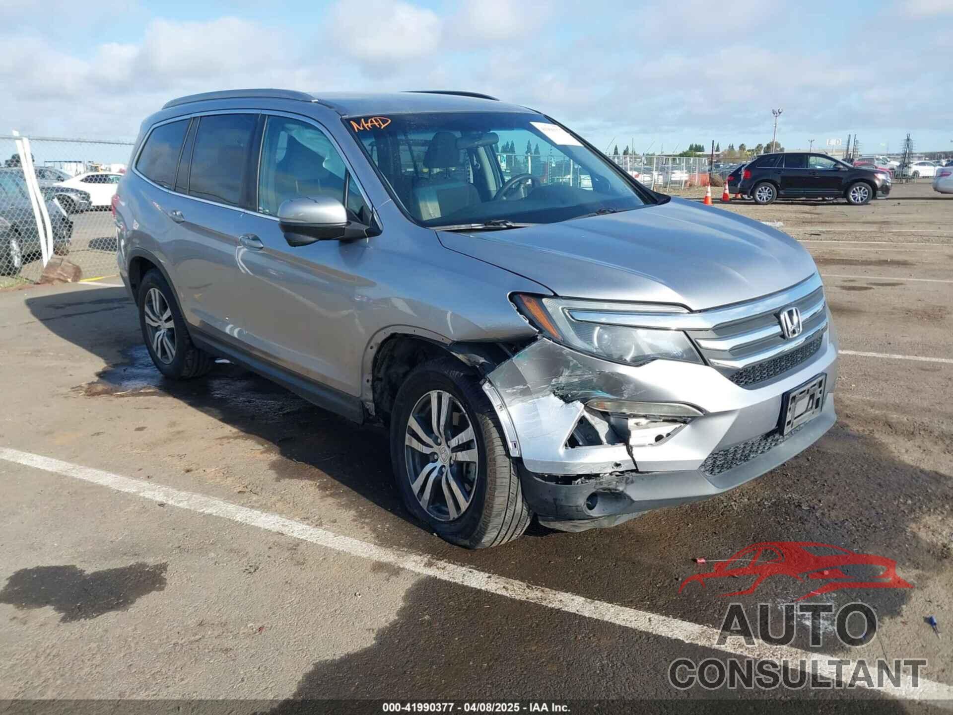 HONDA PILOT 2016 - 5FNYF5H37GB029424