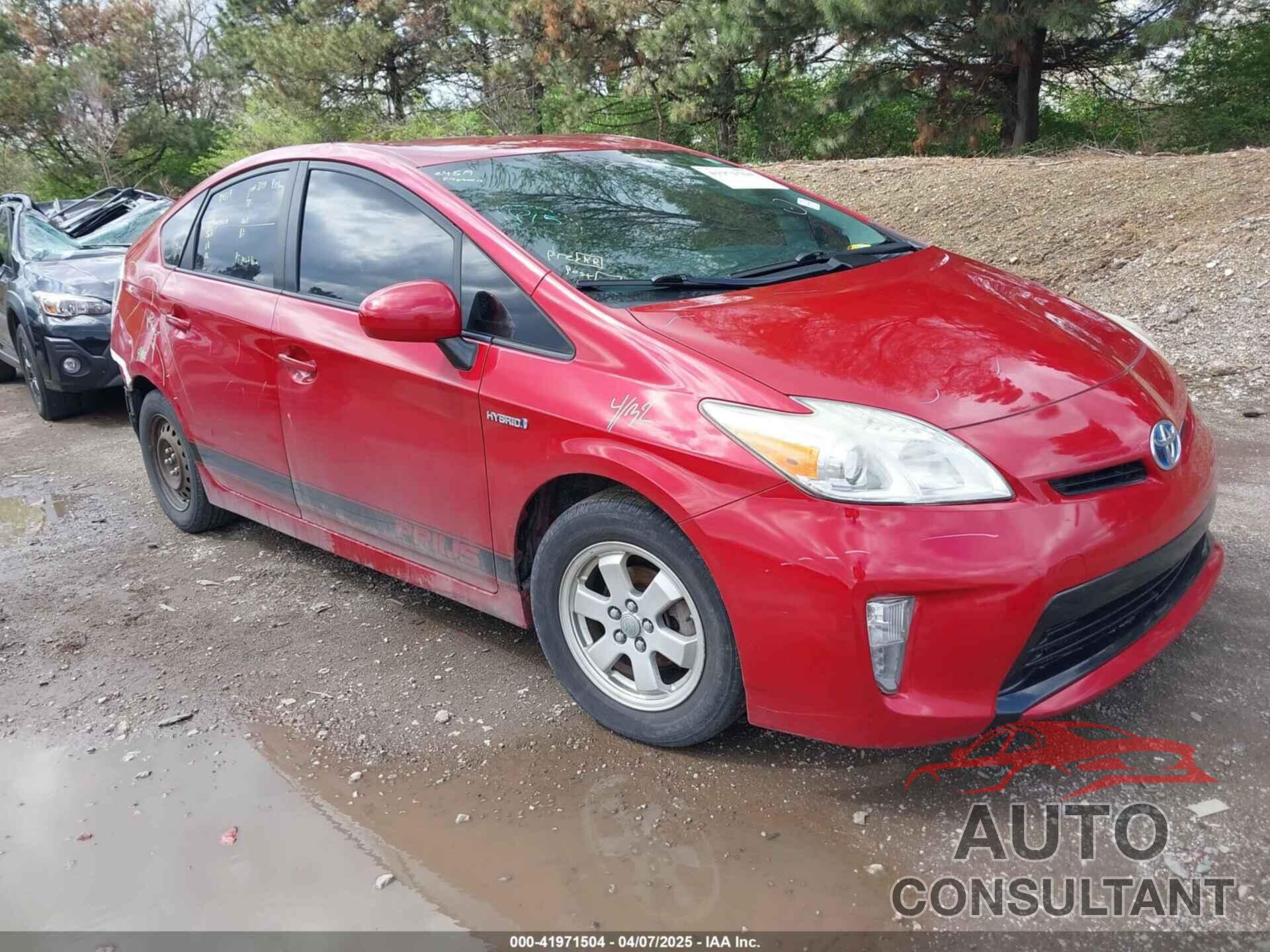 TOYOTA PRIUS 2014 - JTDKN3DU7E0363962