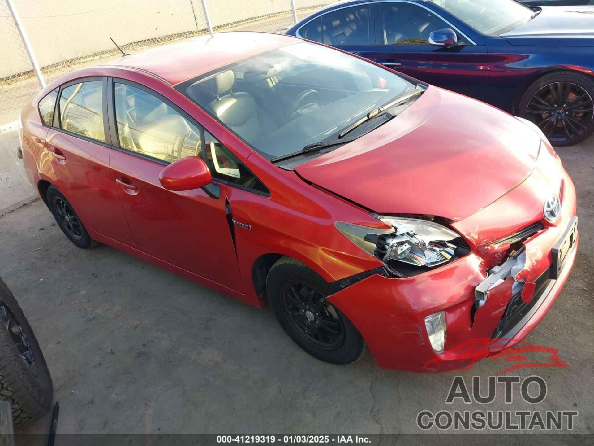 TOYOTA PRIUS 2012 - JTDKN3DU5C5387838