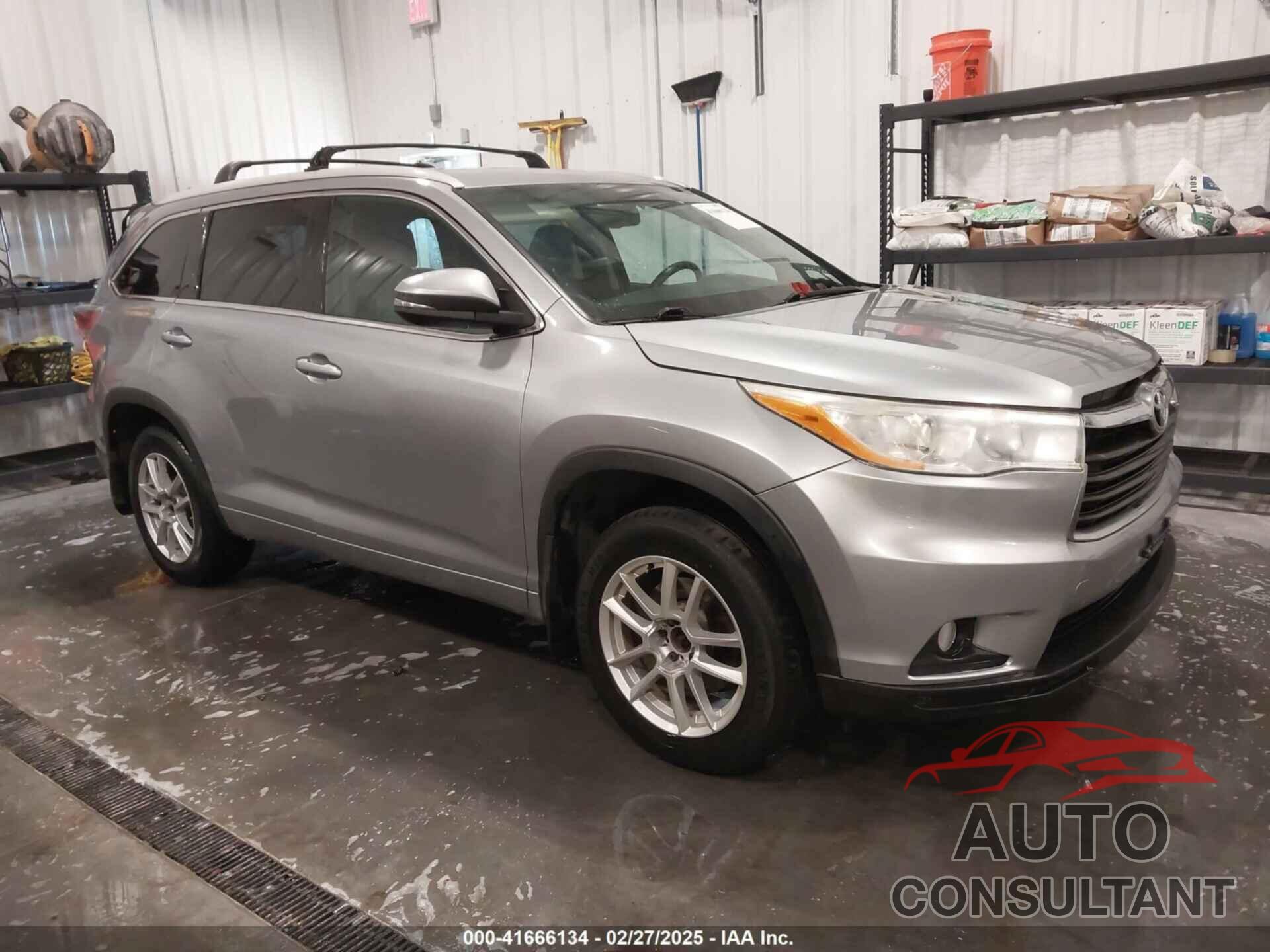 TOYOTA HIGHLANDER 2015 - 5TDJKRFH8FS159323