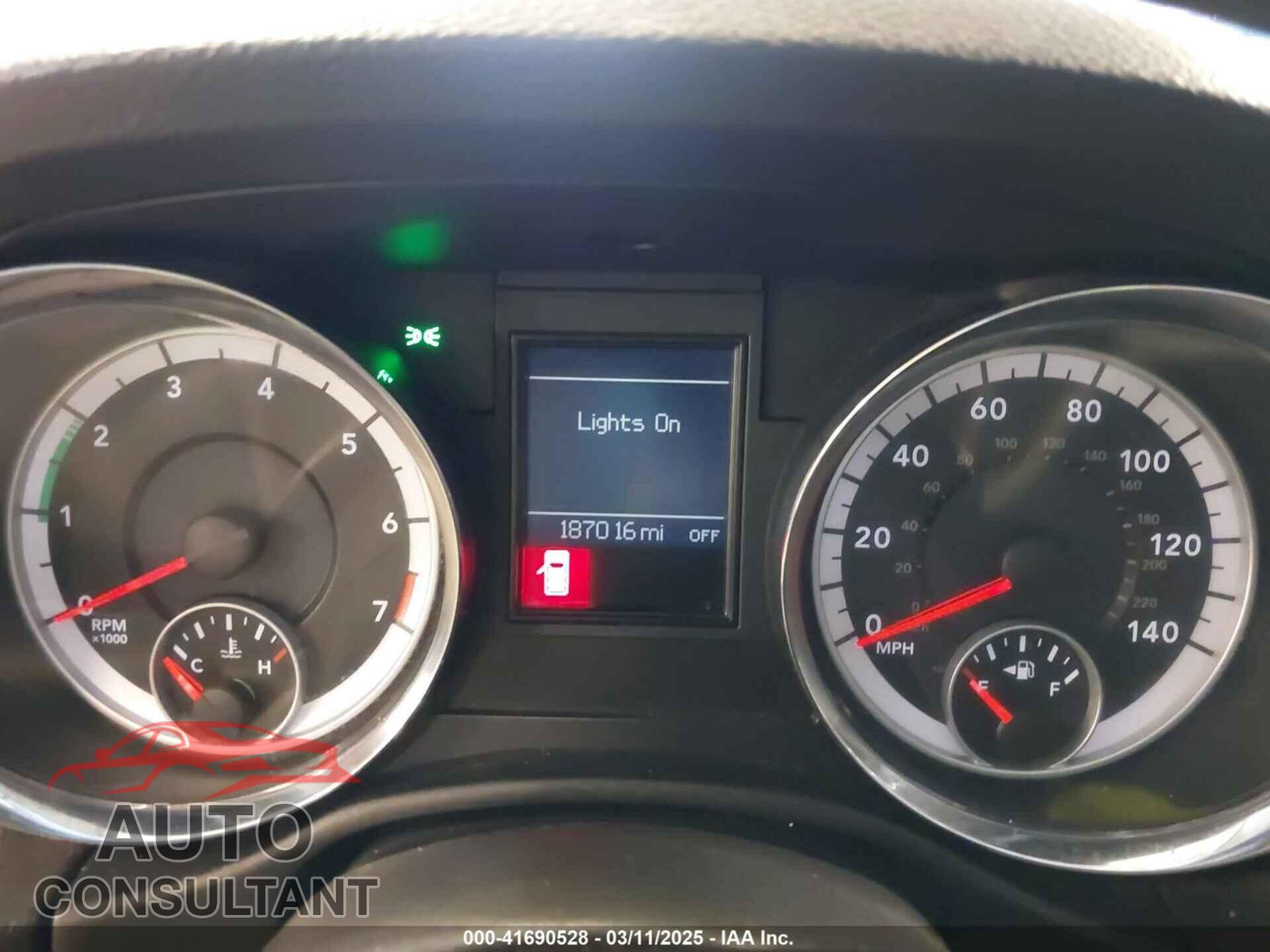 DODGE DURANGO 2012 - 1C4RDJAG4CC122229
