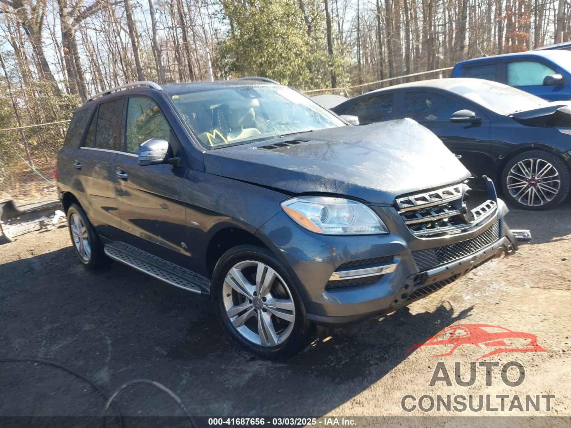 MERCEDES-BENZ ML 350 2012 - 4JGDA5HB7CA036571