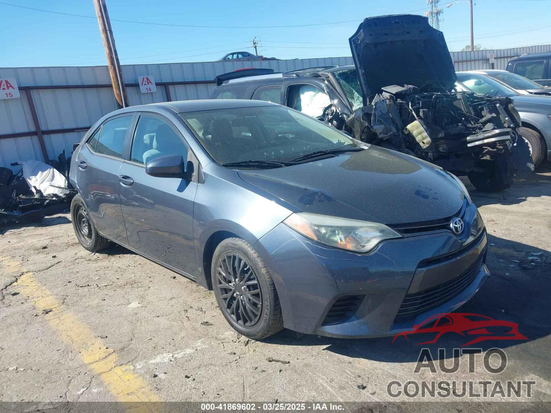 TOYOTA COROLLA 2015 - 2T1BURHE1FC295917