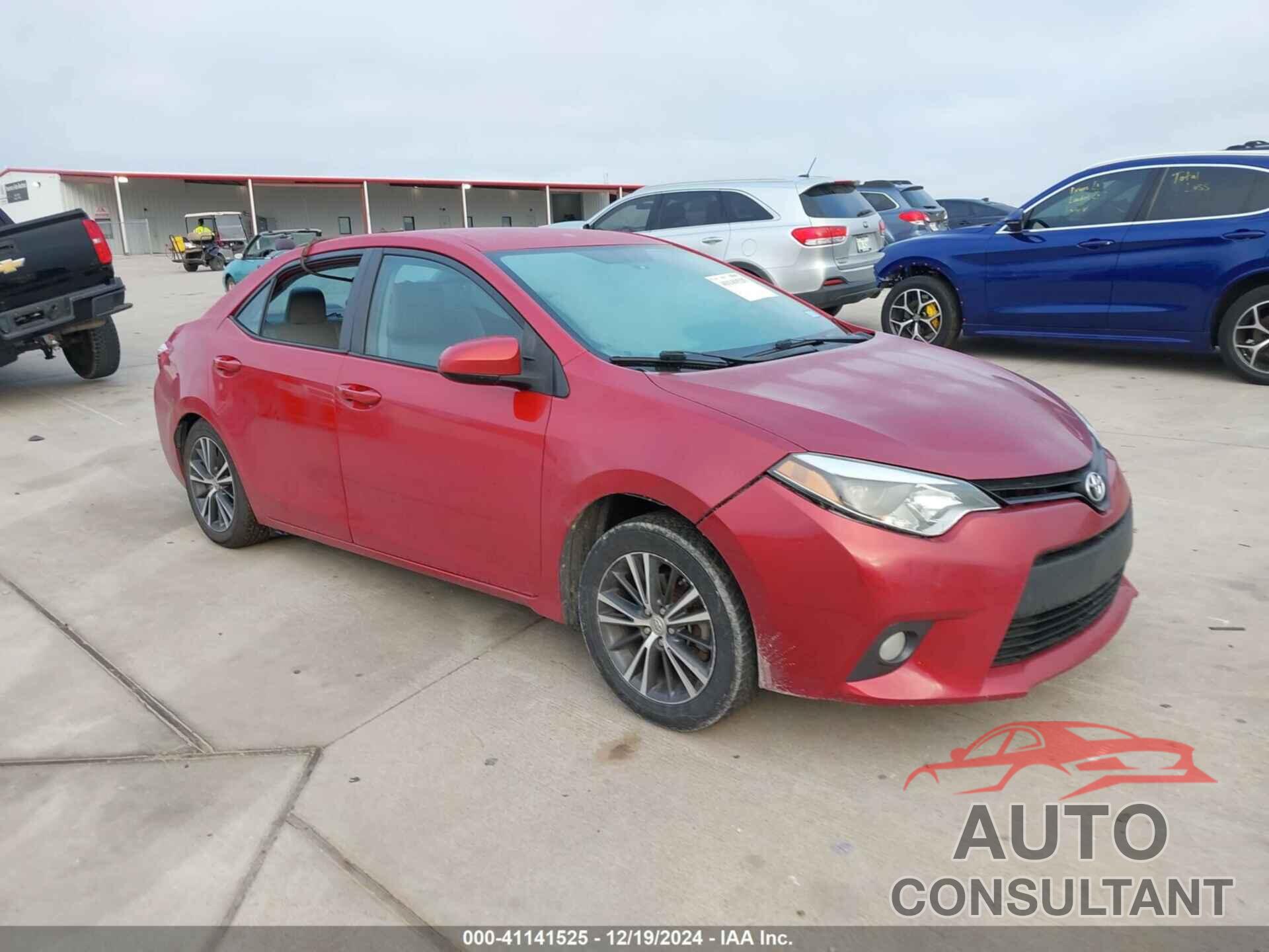 TOYOTA COROLLA 2016 - 5YFBURHE3GP449724