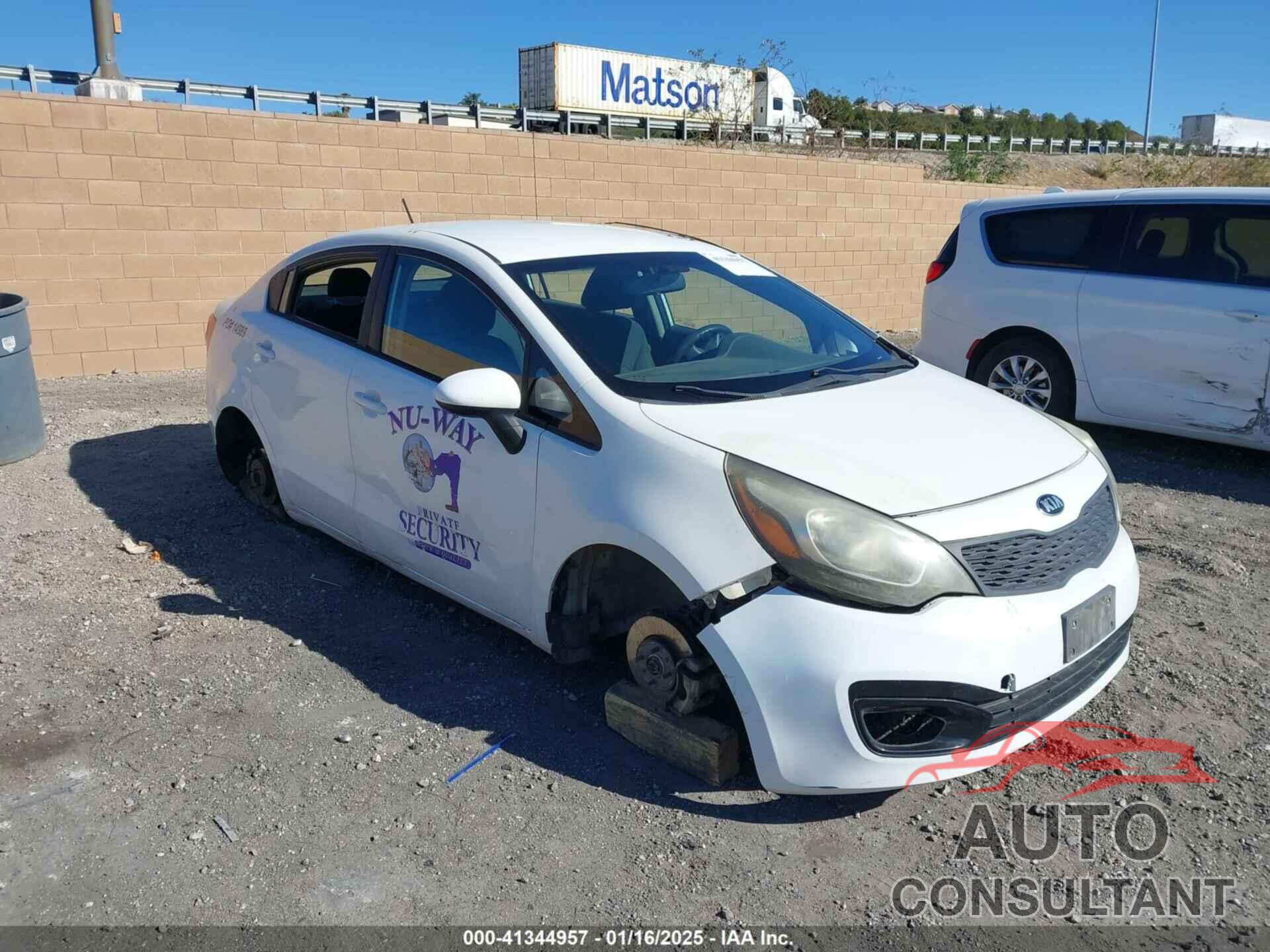KIA RIO 2013 - KNADM4A35D6205299