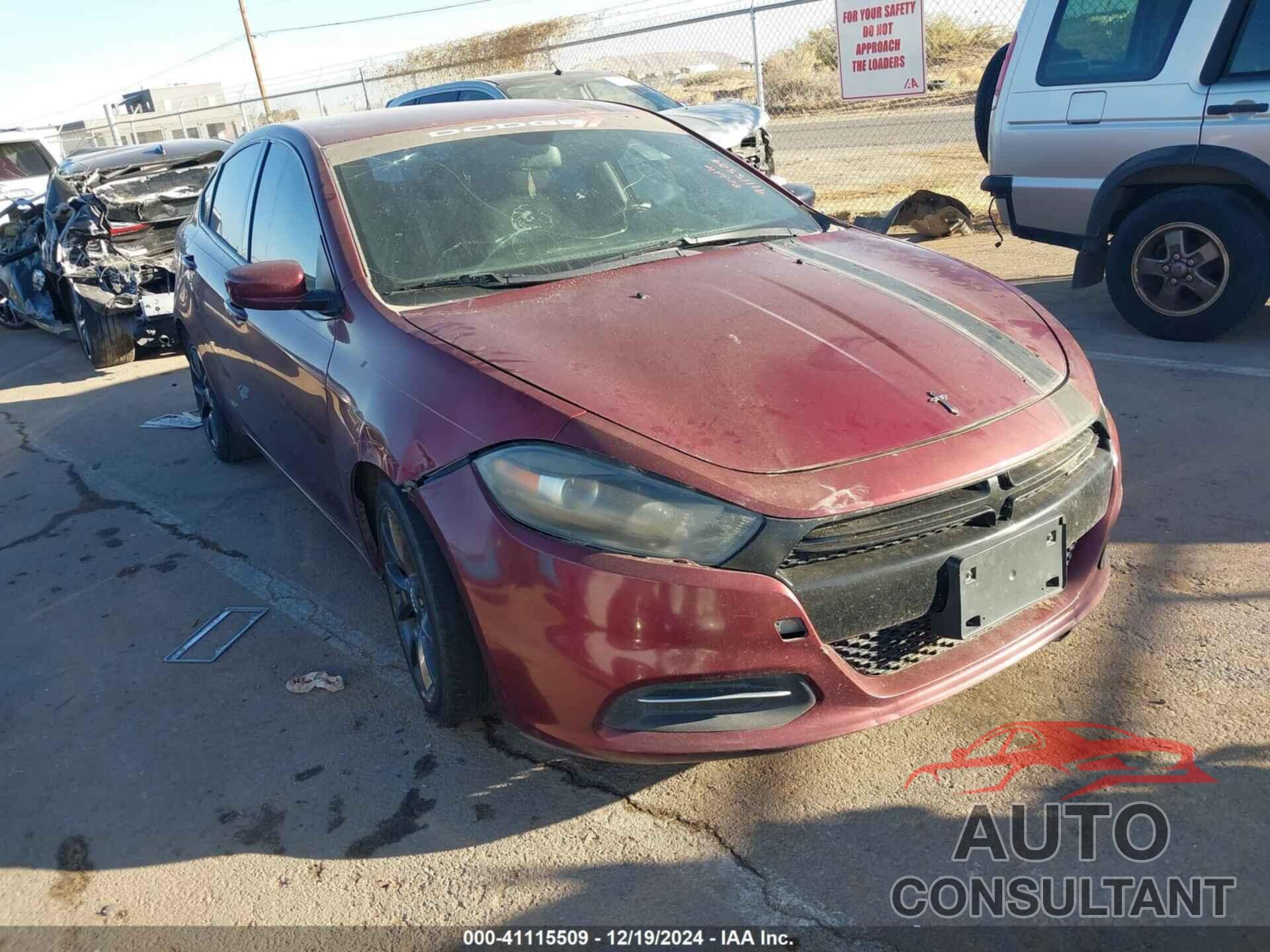 DODGE DART 2015 - 1C3CDFAA1FD374800