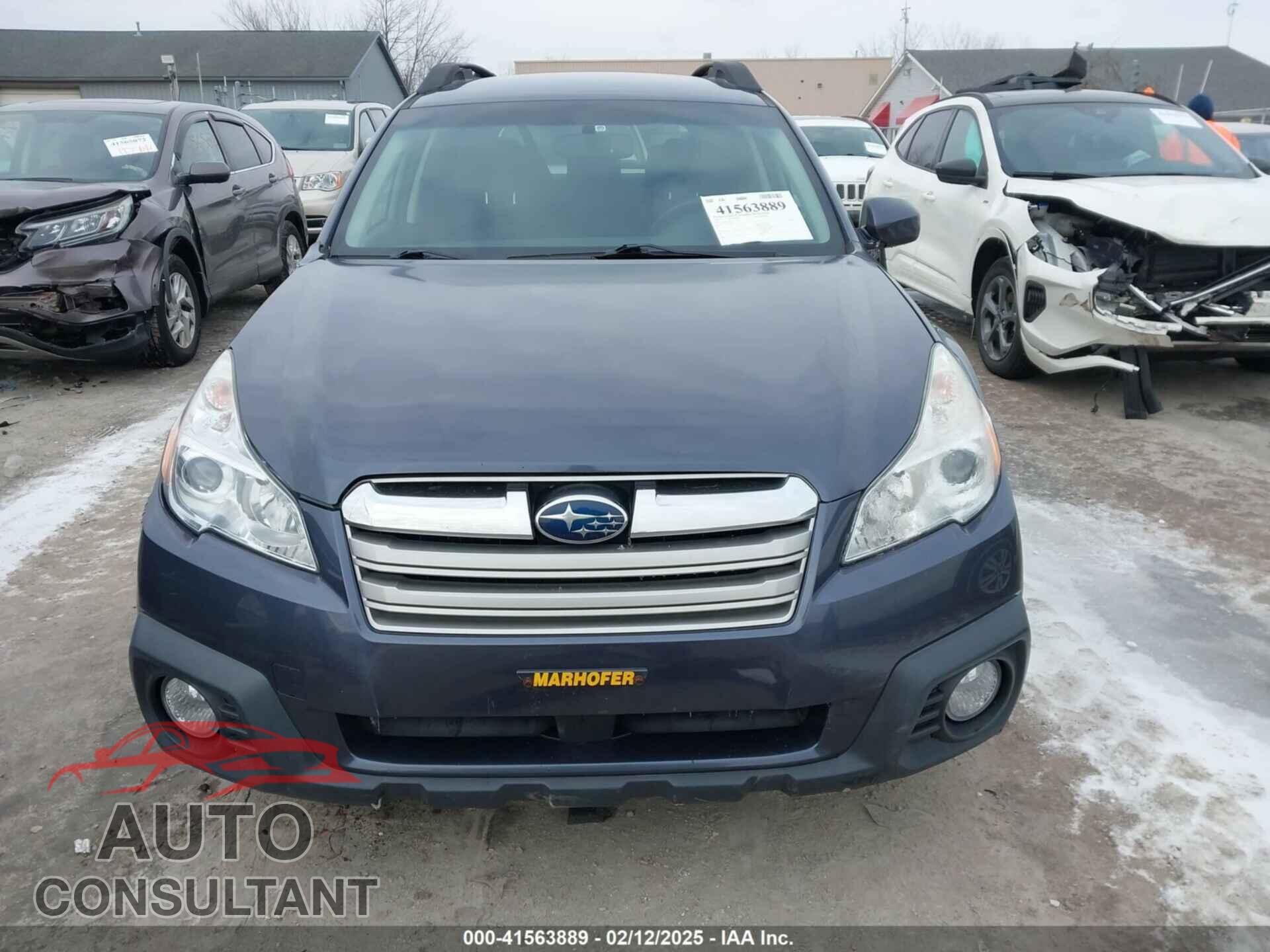SUBARU OUTBACK 2014 - 4S4BRCCC3E3300493