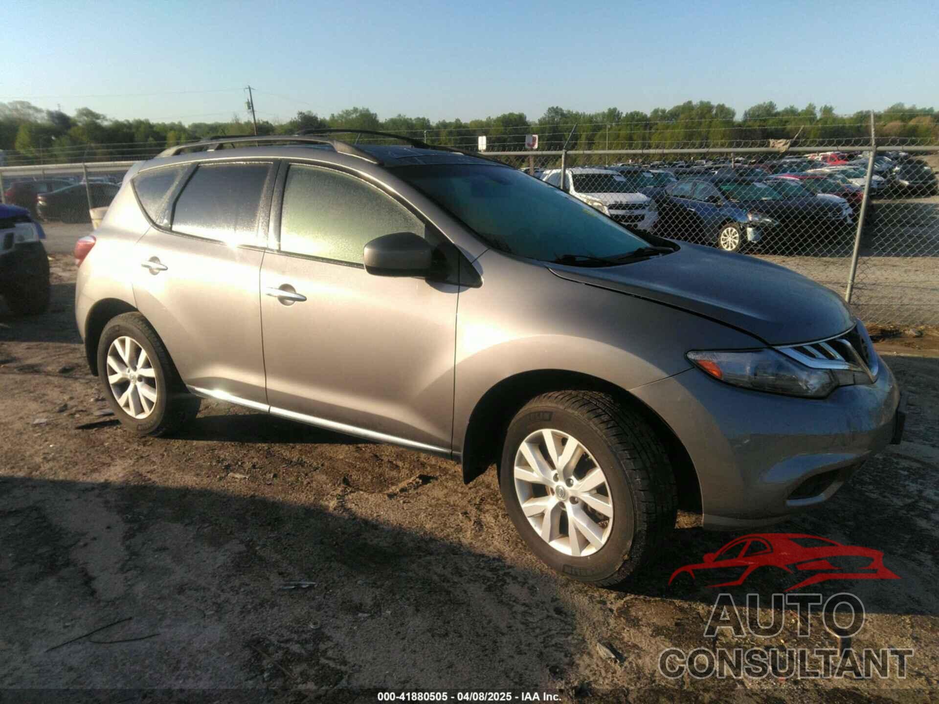 NISSAN MURANO 2012 - JN8AZ1MW6CW230212