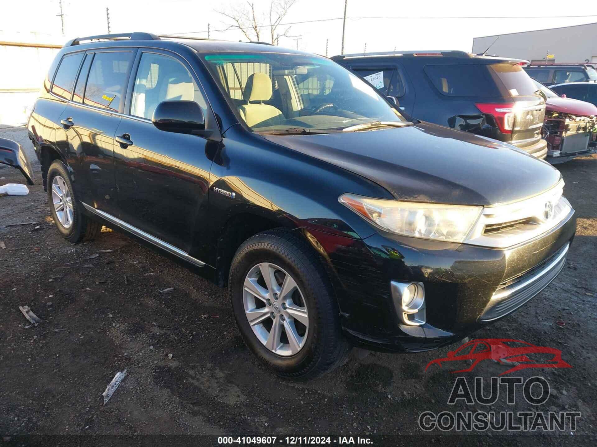 TOYOTA HIGHLANDER HYBRID 2012 - JTEBC3EH3C2006055