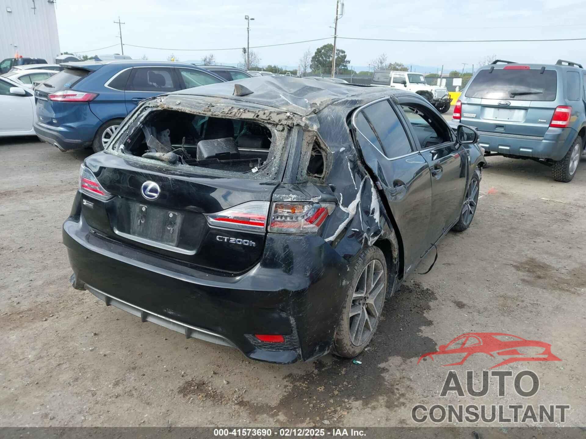 LEXUS CT 200H 2017 - JTHKD5BH6H2291891