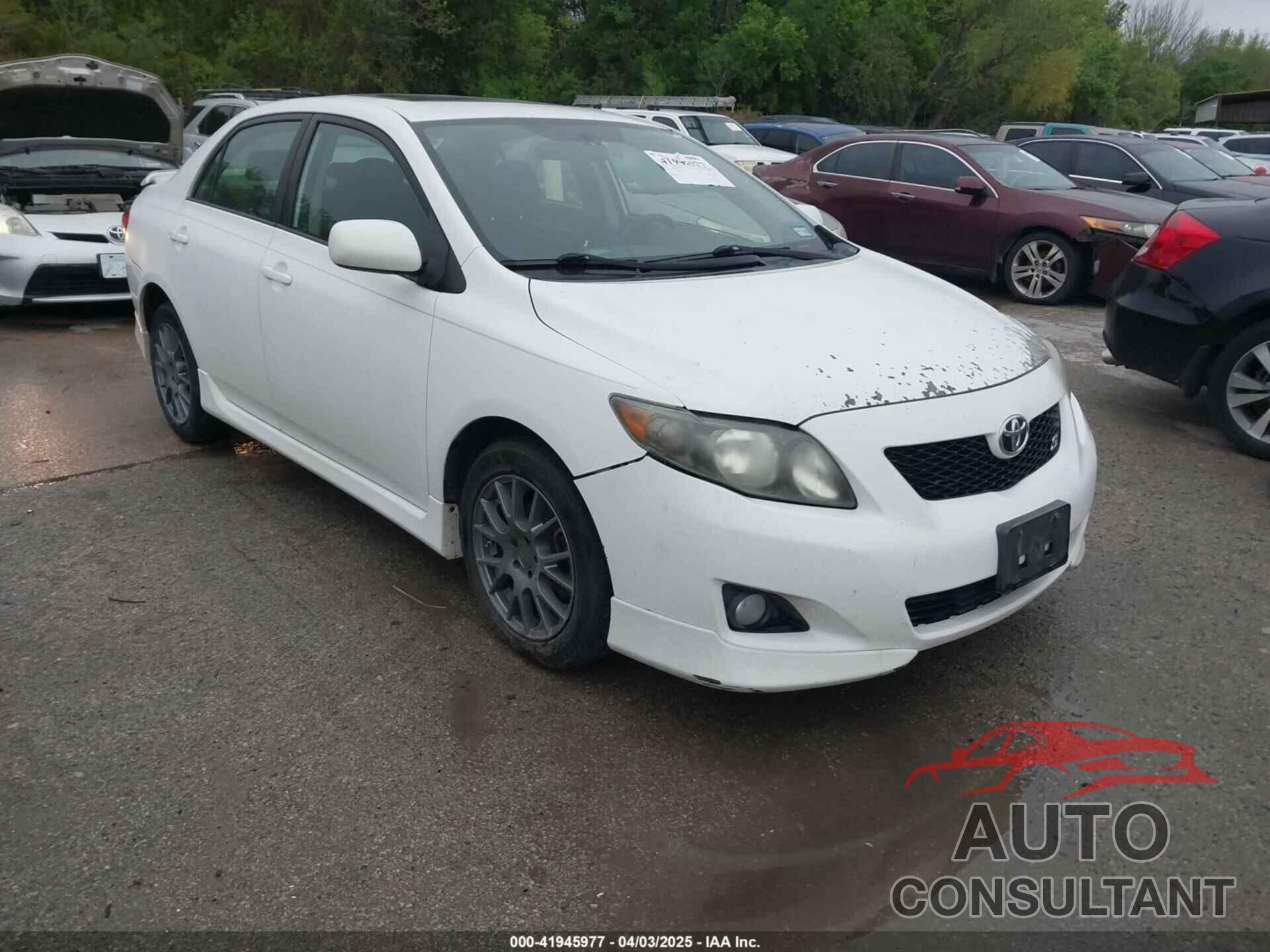 TOYOTA COROLLA 2009 - 1NXBU40E09Z115974
