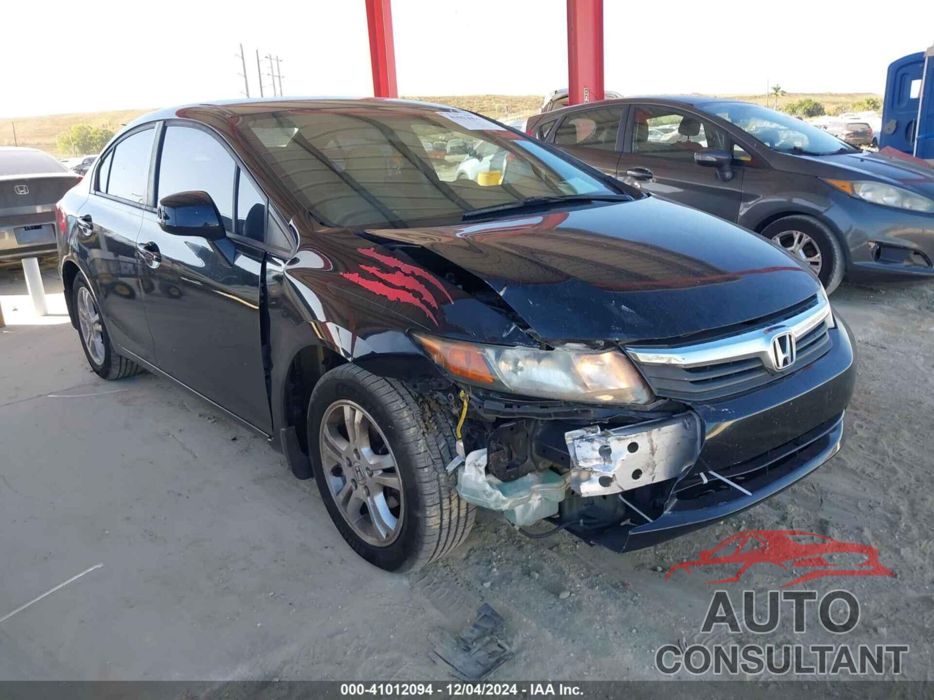 HONDA CIVIC 2012 - 19XFB2F59CE091431