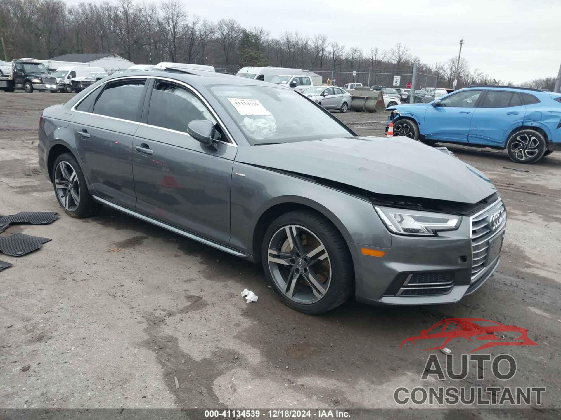 AUDI A4 2018 - WAUENAF48JA213875