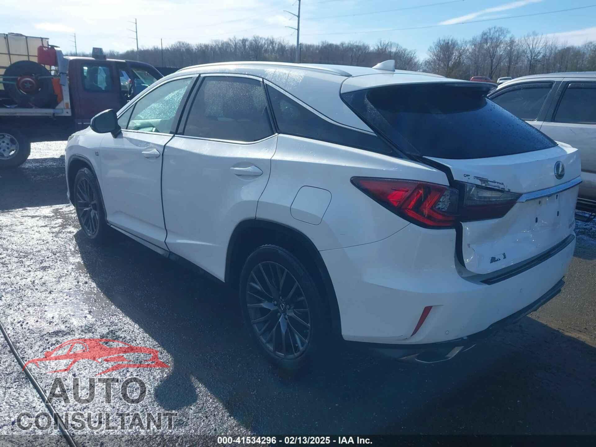 LEXUS RX 350 2017 - 2T2BZMCA4HC054392
