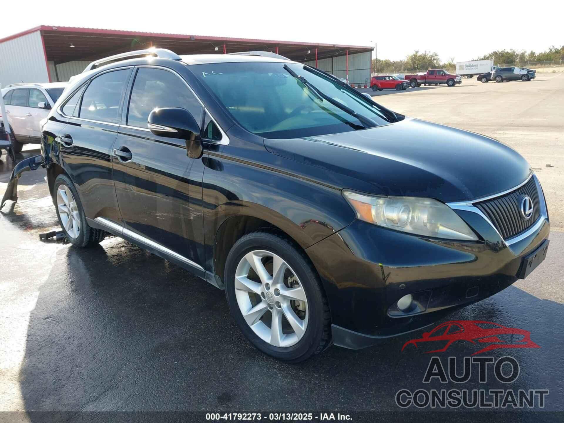 LEXUS RX 350 2010 - 2T2ZK1BA0AC020877