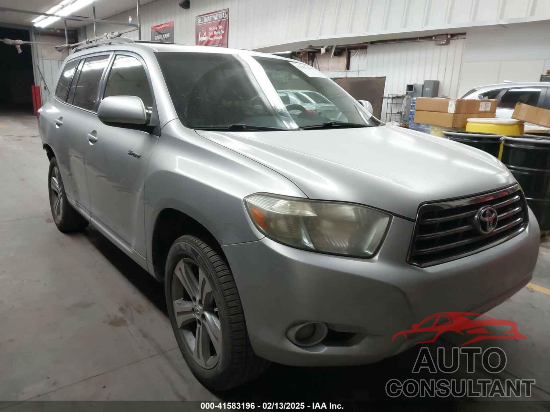 TOYOTA HIGHLANDER 2009 - JTEDS43A192069963