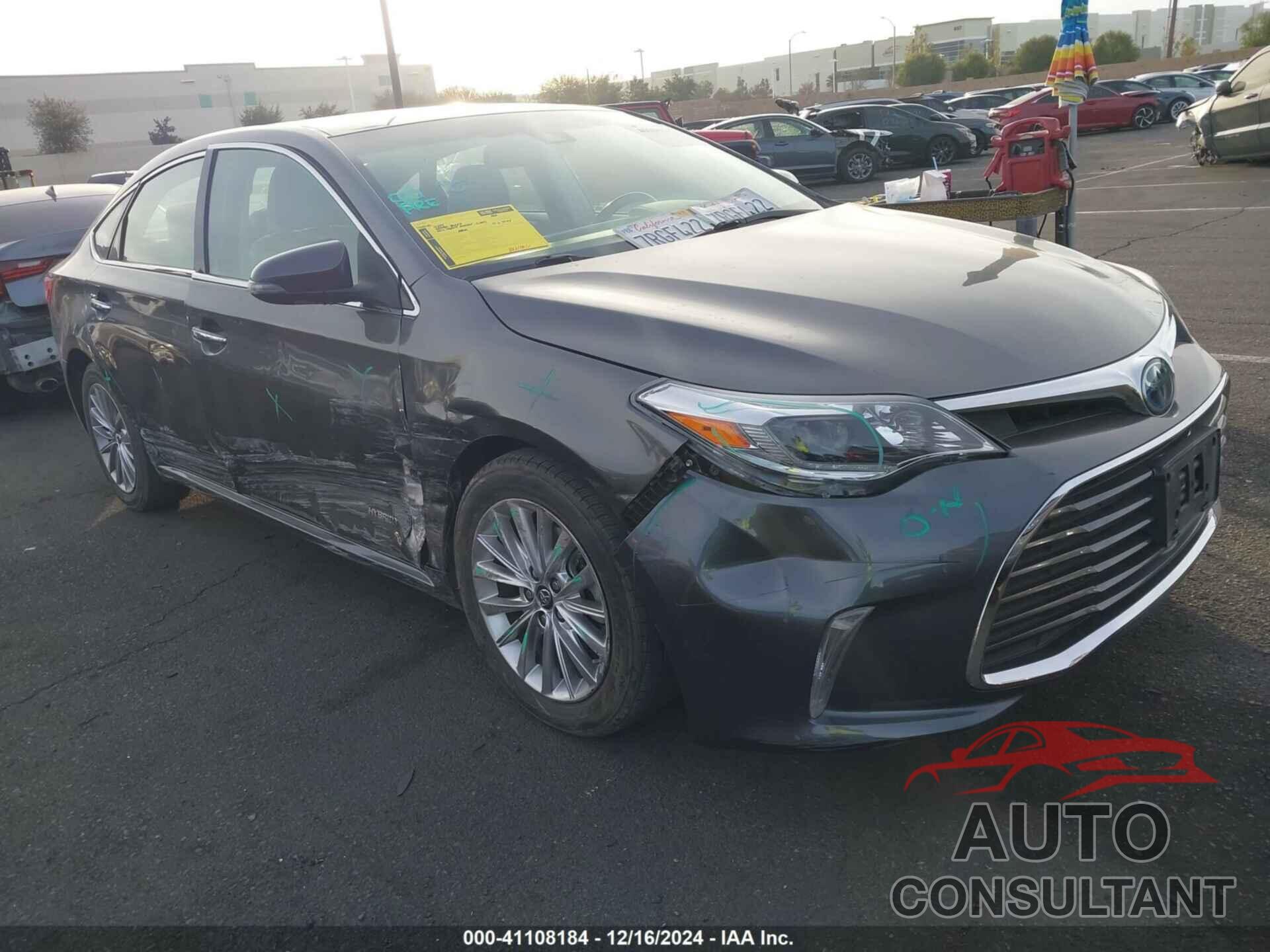 TOYOTA AVALON HYBRID 2016 - 4T1BD1EB9GU052142