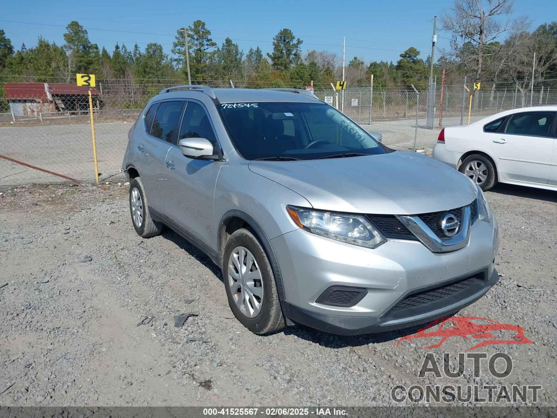 NISSAN ROGUE 2016 - KNMAT2MTXGP724548
