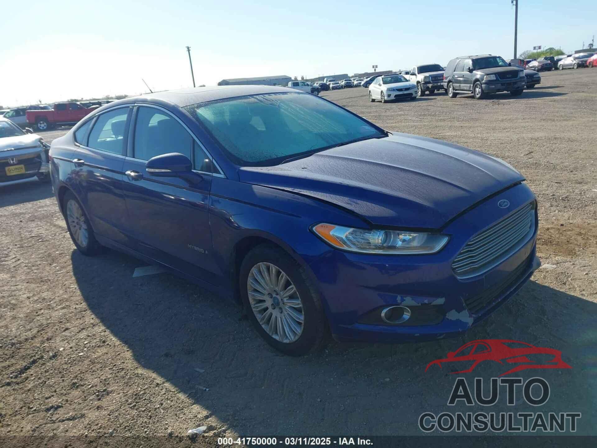 FORD FUSION HYBRID 2013 - 3FA6P0LU9DR166372