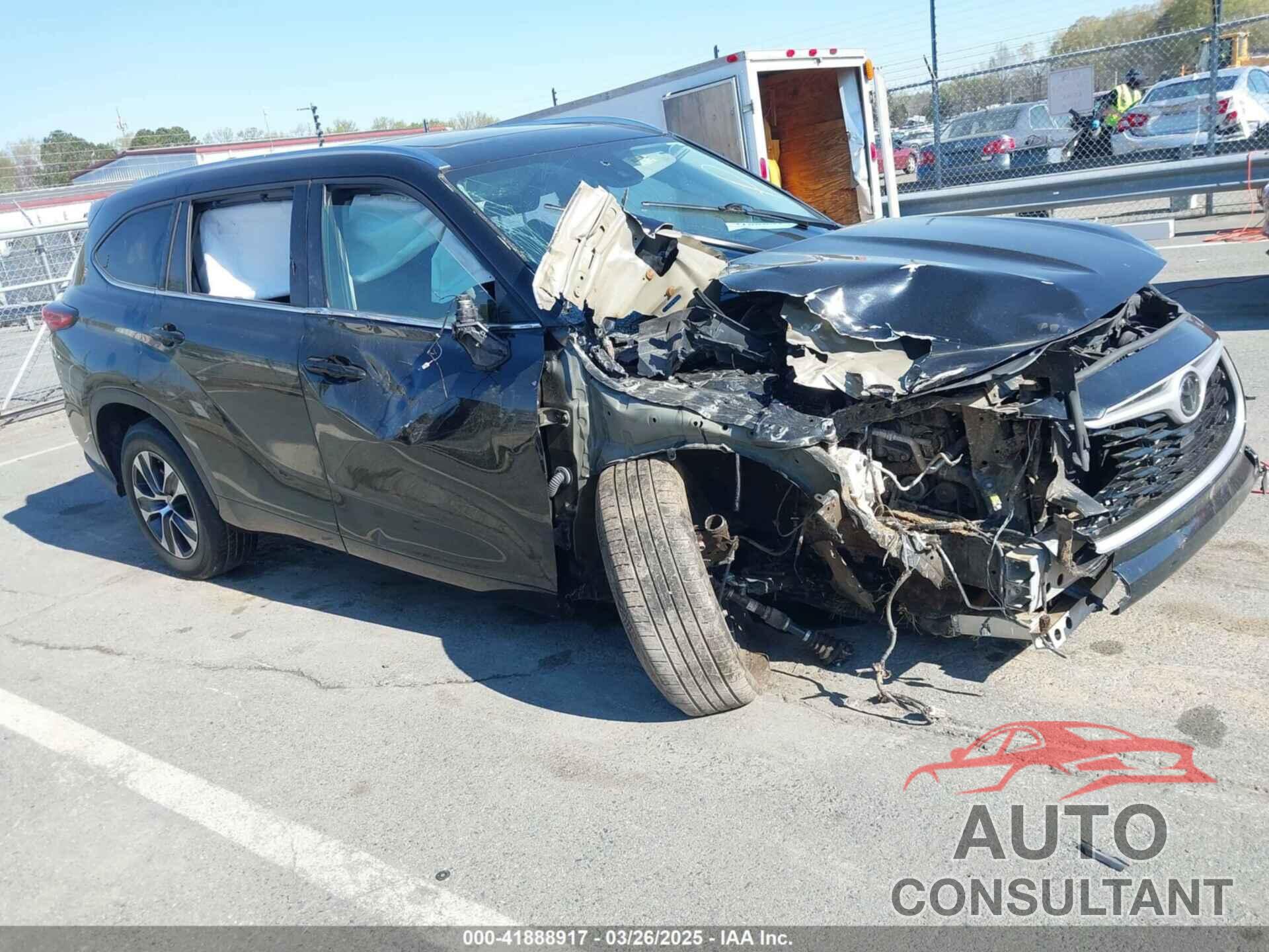 TOYOTA HIGHLANDER 2021 - 5TDGZRAH5MS523207