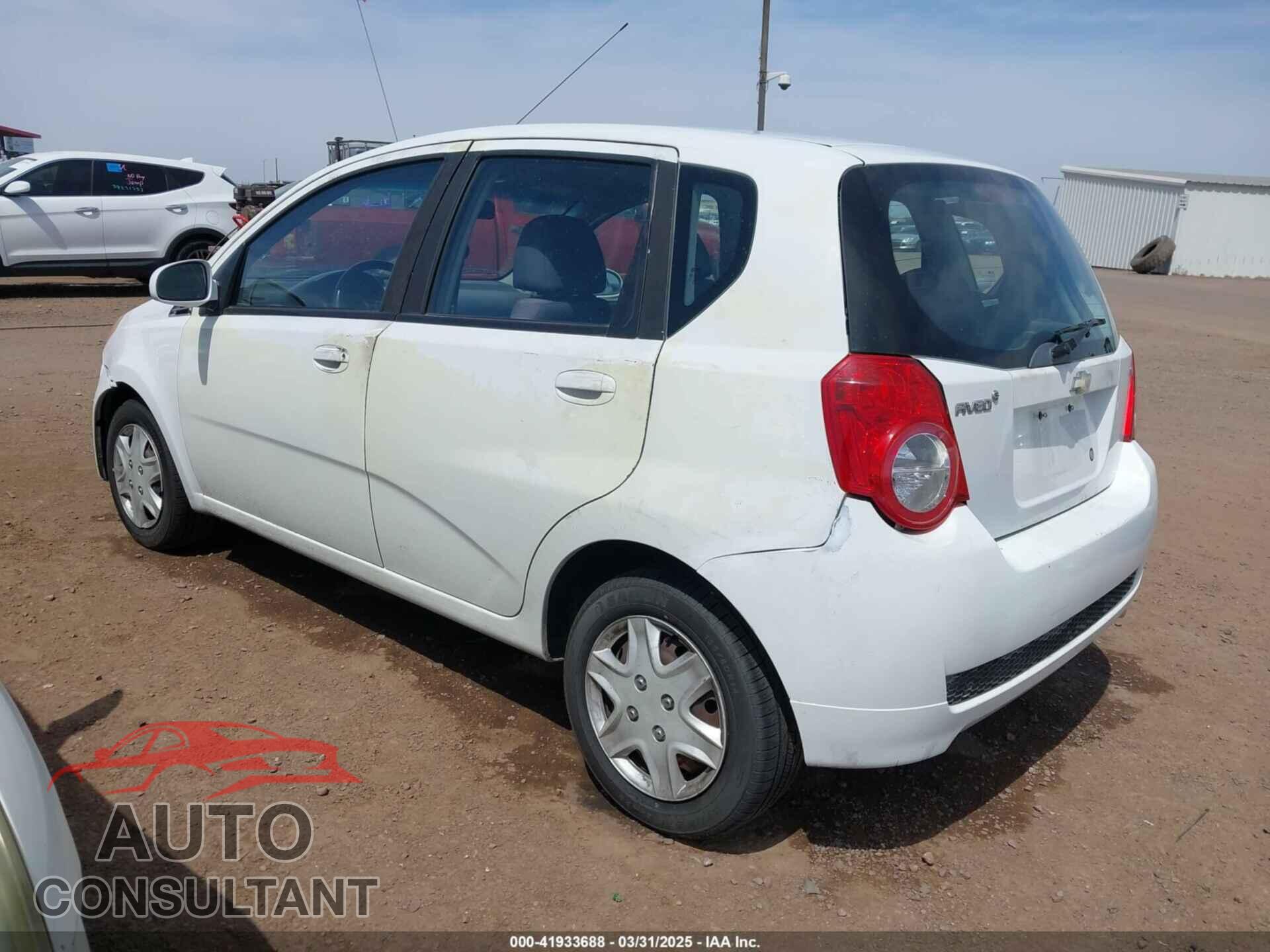 CHEVROLET AVEO 2011 - KL1TD6DE0BB125105