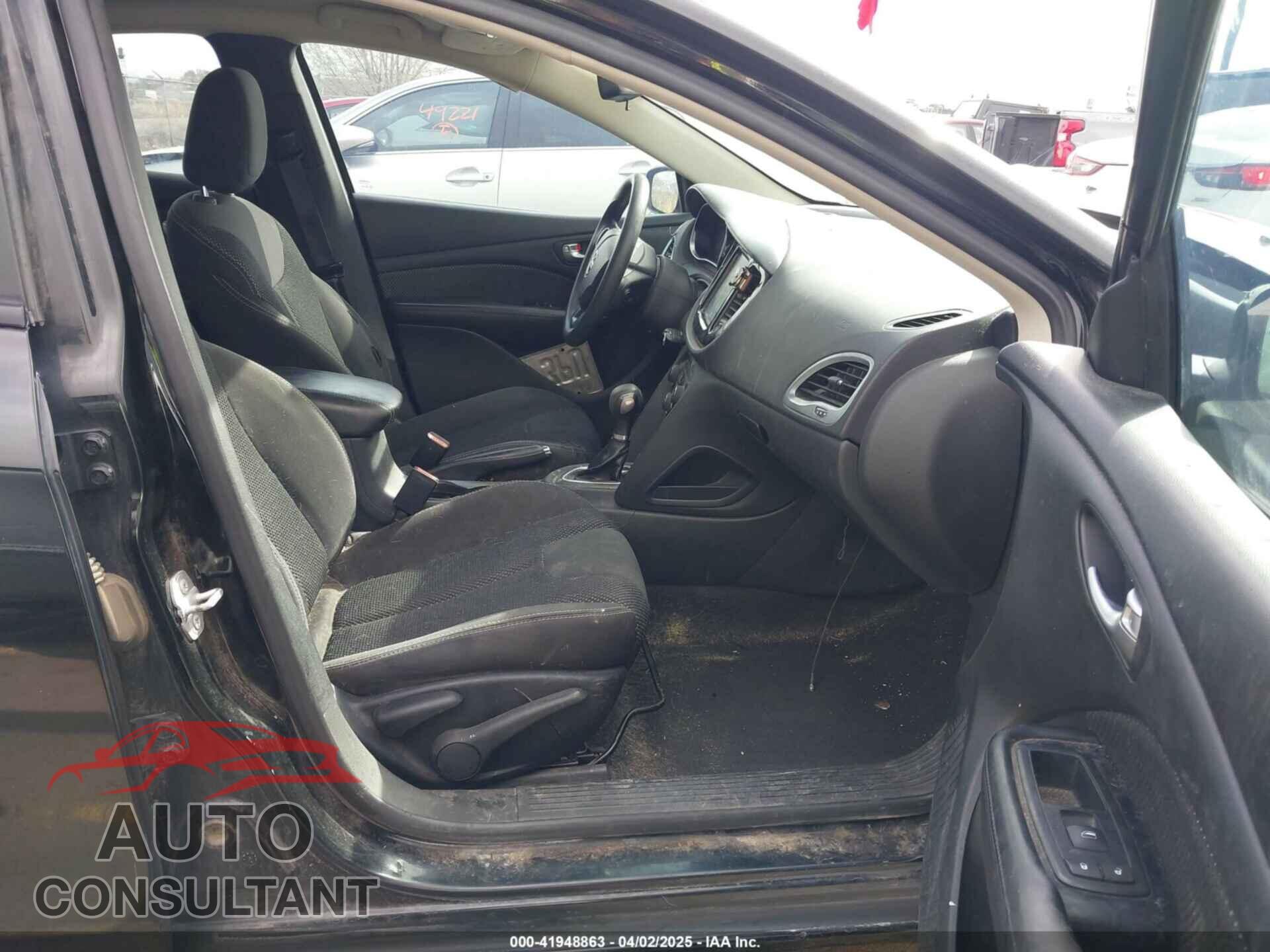 DODGE DART 2015 - 1C3CDFBB7FD407239