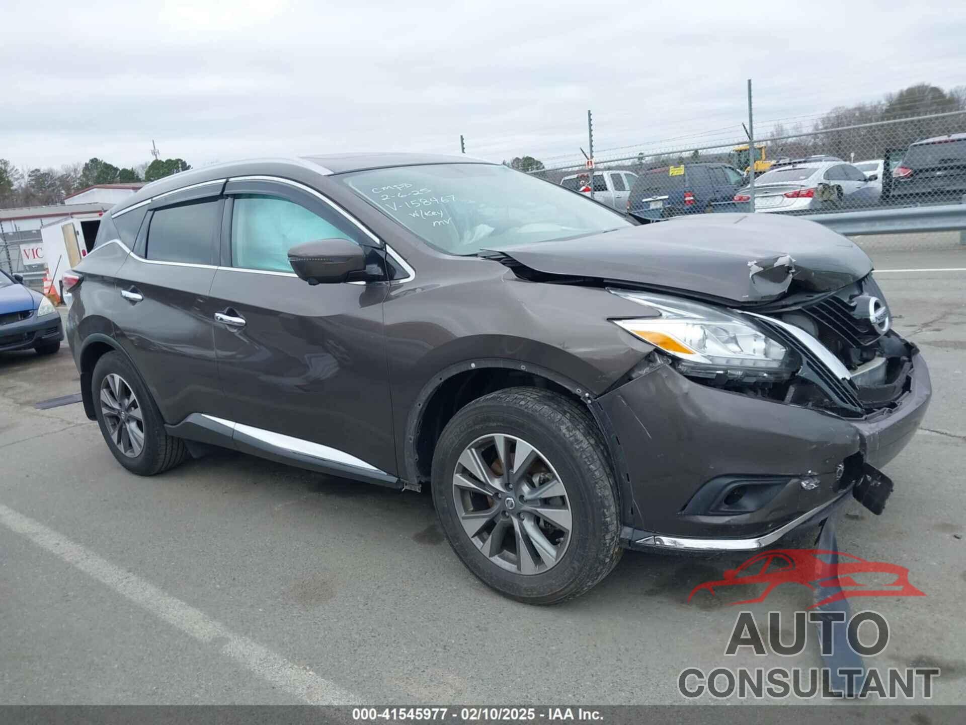 NISSAN MURANO 2016 - 5N1AZ2MG5GN158467
